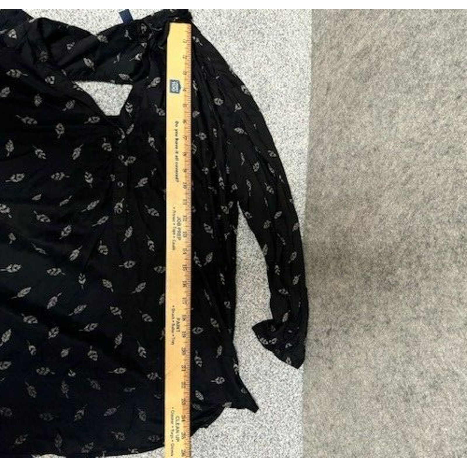 American Eagle Outfitters American Eagle Outfitters Top M Leaf Print Fairy Grunge Y2K Size M / US 6-8 / IT 42-44 - 5 Thumbnail