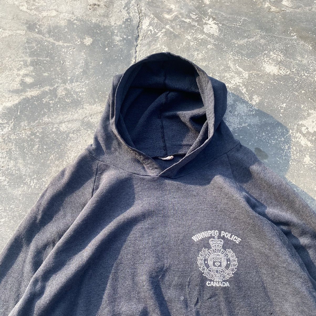 Vintage 80s Winnipeg Police Canada paperthin faded SB003 Size US XL / EU 56 / 4 - 2 Thumbnail