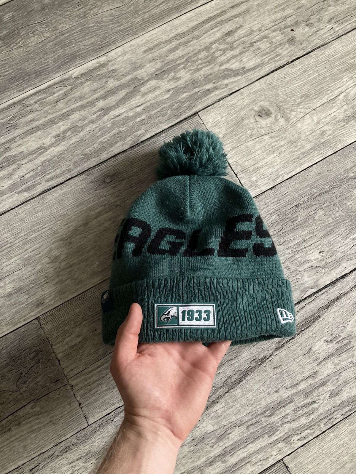 New Era Vintage retro new era philadelphia eagles beanie y2k 90’s Size ONE SIZE - 3 Thumbnail