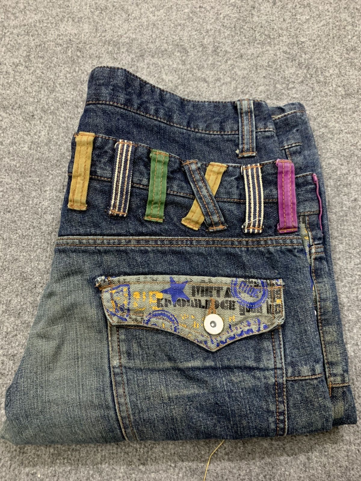 Punk and Yo DOUBLE WAIST DOUBLEFOCUS LIKE PUNK STYLE. Size US 32 / EU 48 - 15 Thumbnail