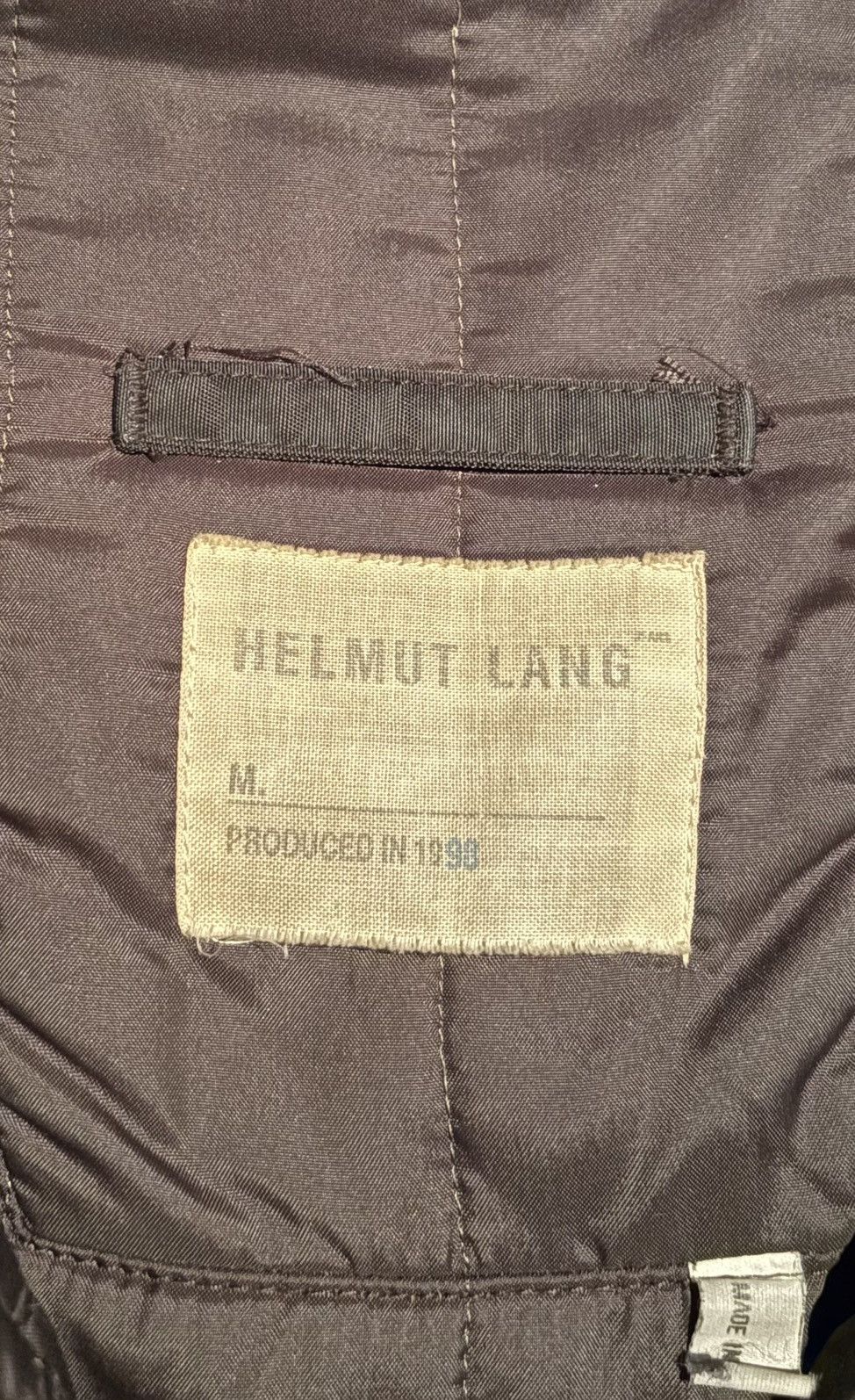 Helmut Lang 1998 Olive Green Nylon Parka Size US L / EU 52-54 / 3 - 6 Thumbnail