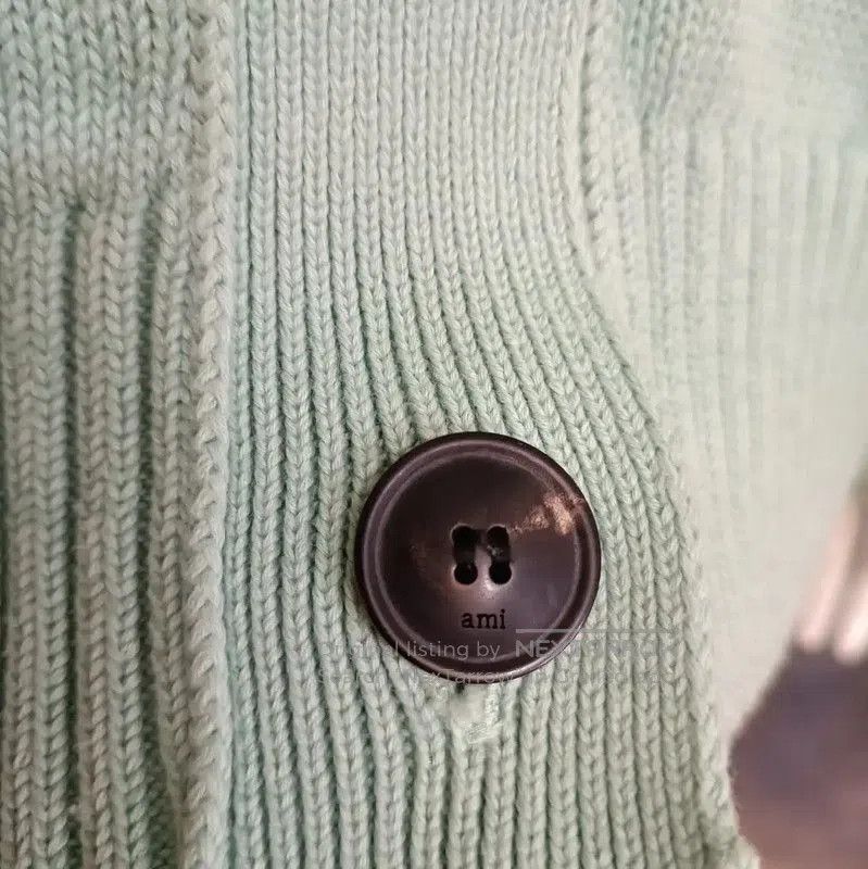 AMI AMI Green Cotton Women's Cardigan . Size M / US 6-8 / IT 42-44 - 9 Thumbnail
