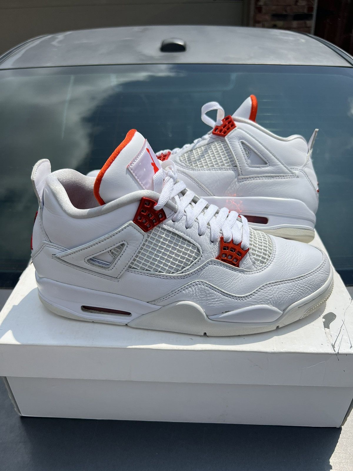 jordan 4 metallic orange