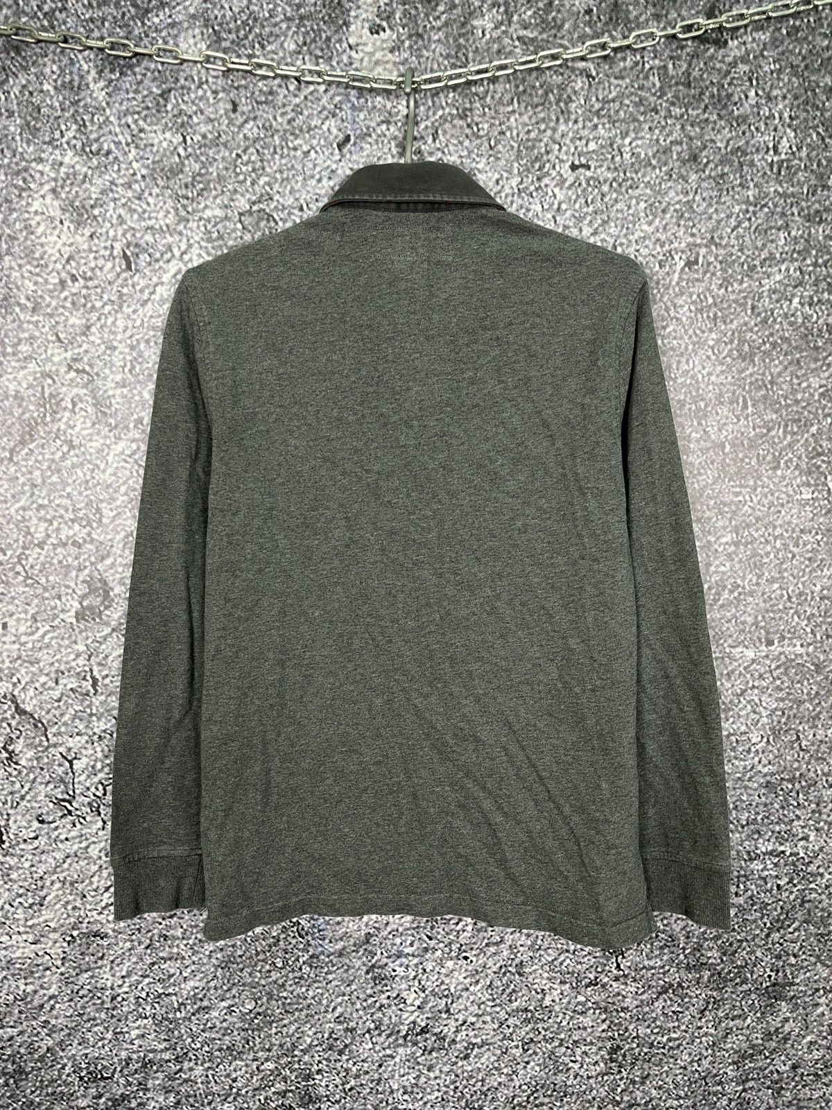 Musto Men’s Musto Long Sleeve Polo Shirt Rugby Style Gray Size M Size US M / EU 48-50 / 2 - 8 Thumbnail