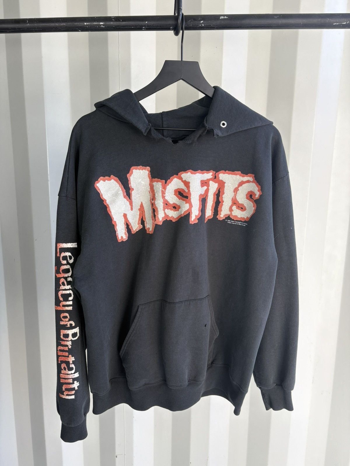 Band Tees Vintage Misfits Sweatshirt Faded Distressed Grunge Band Size US L / EU 52-54 / 3 - 1 Thumbnail