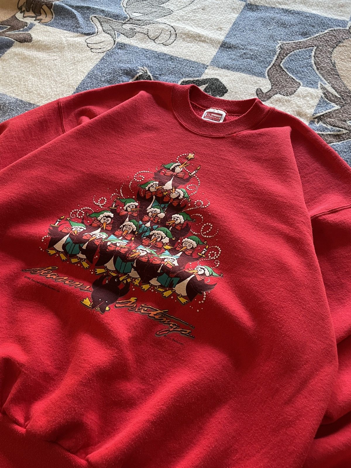 Vintage Vintage Christmas sweatshirt Size US XL / EU 56 / 4 - 2 Thumbnail