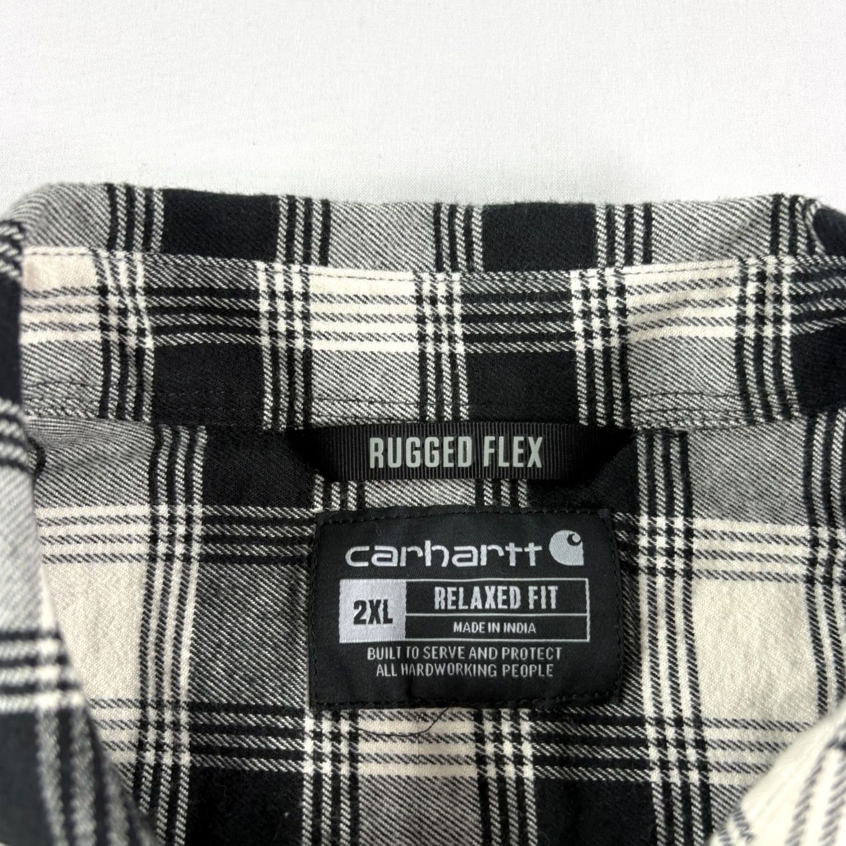 Carhartt Carhartt Shirt Men 2XL Black Plaid Midweight Rugged Flex Workwear Casual Button-Up Jacket-Style Shirt Size US XXL / EU 58 / 5 - 3 Thumbnail