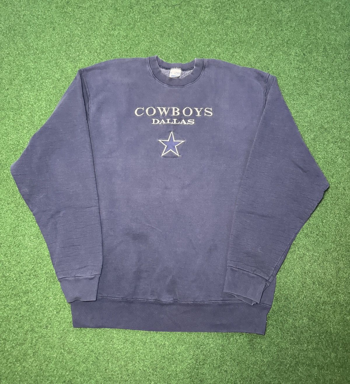 Salem Sportswear Vintage 90s Dallas Cowboys Salem Sportswear XL Sweatshirt Size US XL / EU 56 / 4 - 1 Thumbnail