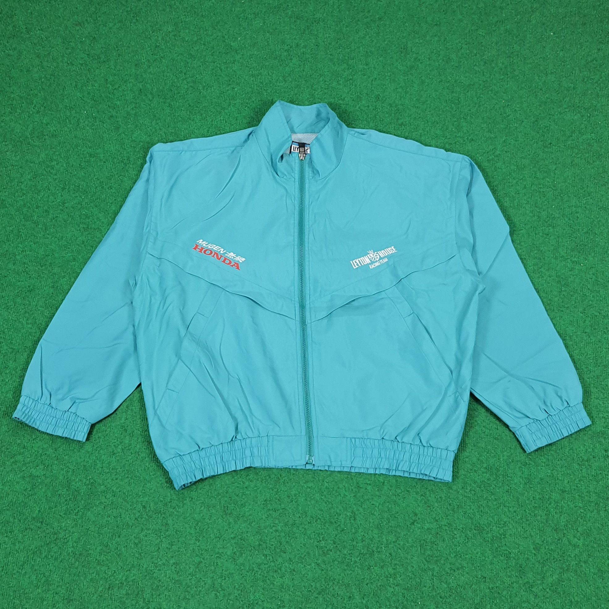 Japanese Brand Vintage Mugen Honda Leyton House Custom Racing Windbreaker Size US XL / EU 56 / 4 - 3 Thumbnail