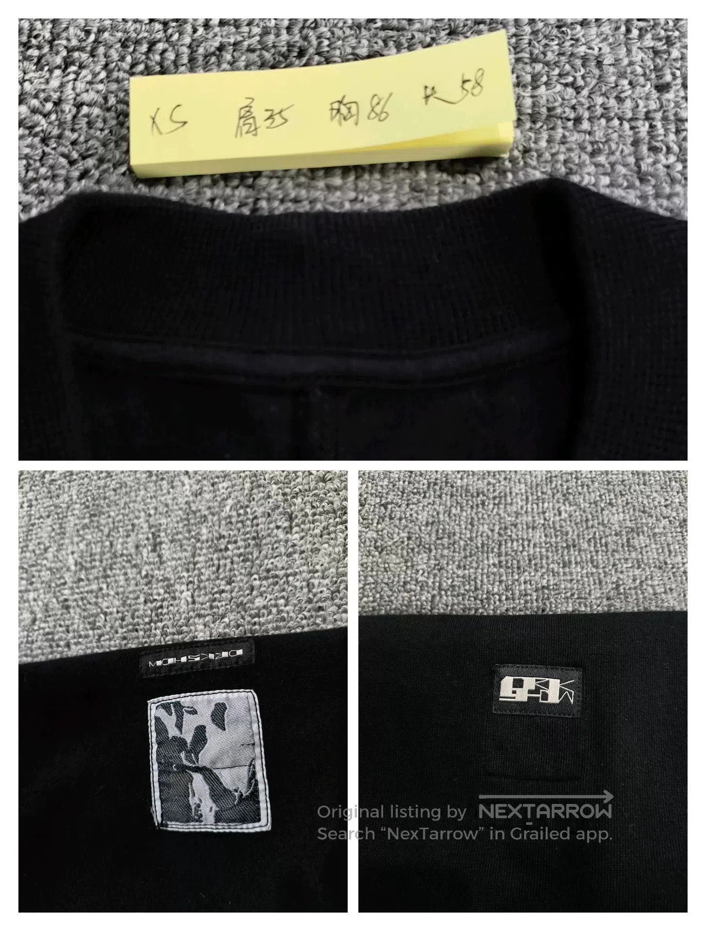 Other Rick Owens drkshdw Irregular Short Sweatshirt. Size XS / US 0-2 / IT 36-38 - 8 Thumbnail