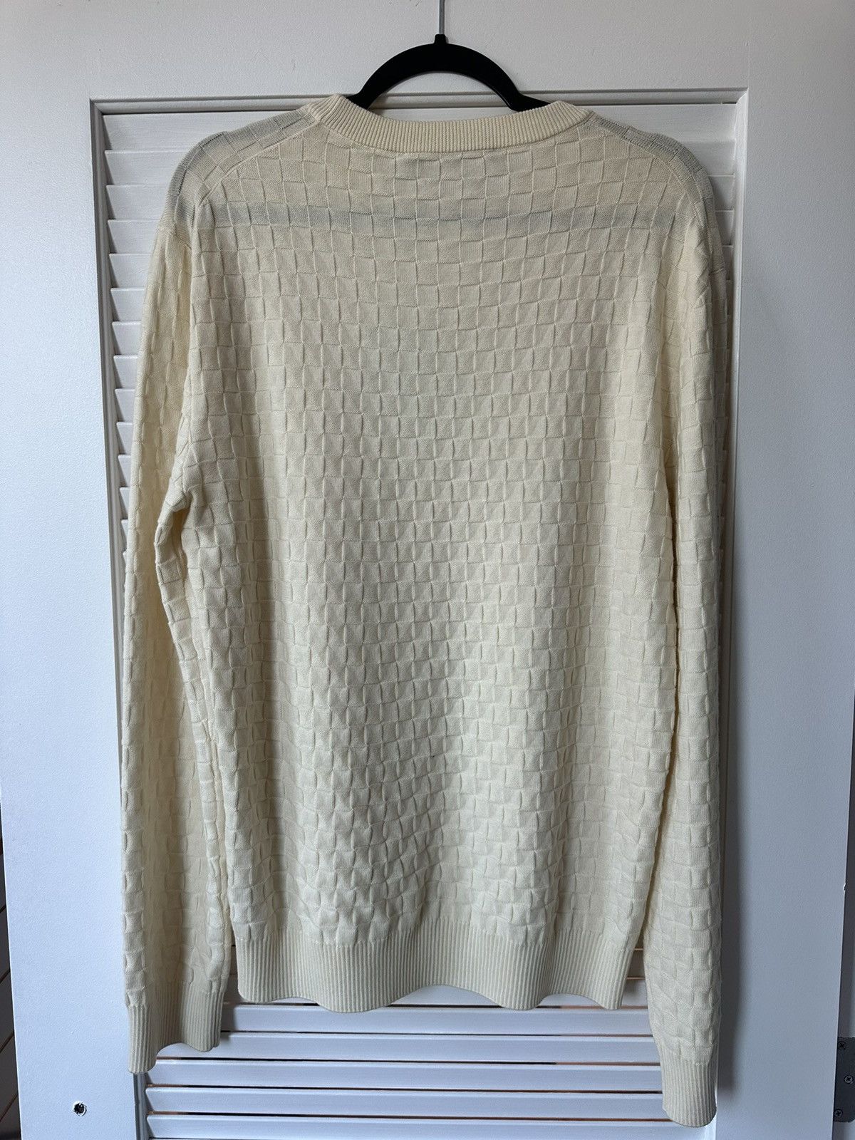 Louis Vuitton Louis Vuitton Damier Wool Long-Sleeved Crewneck Size US XL / EU 56 / 4 - 3 Thumbnail