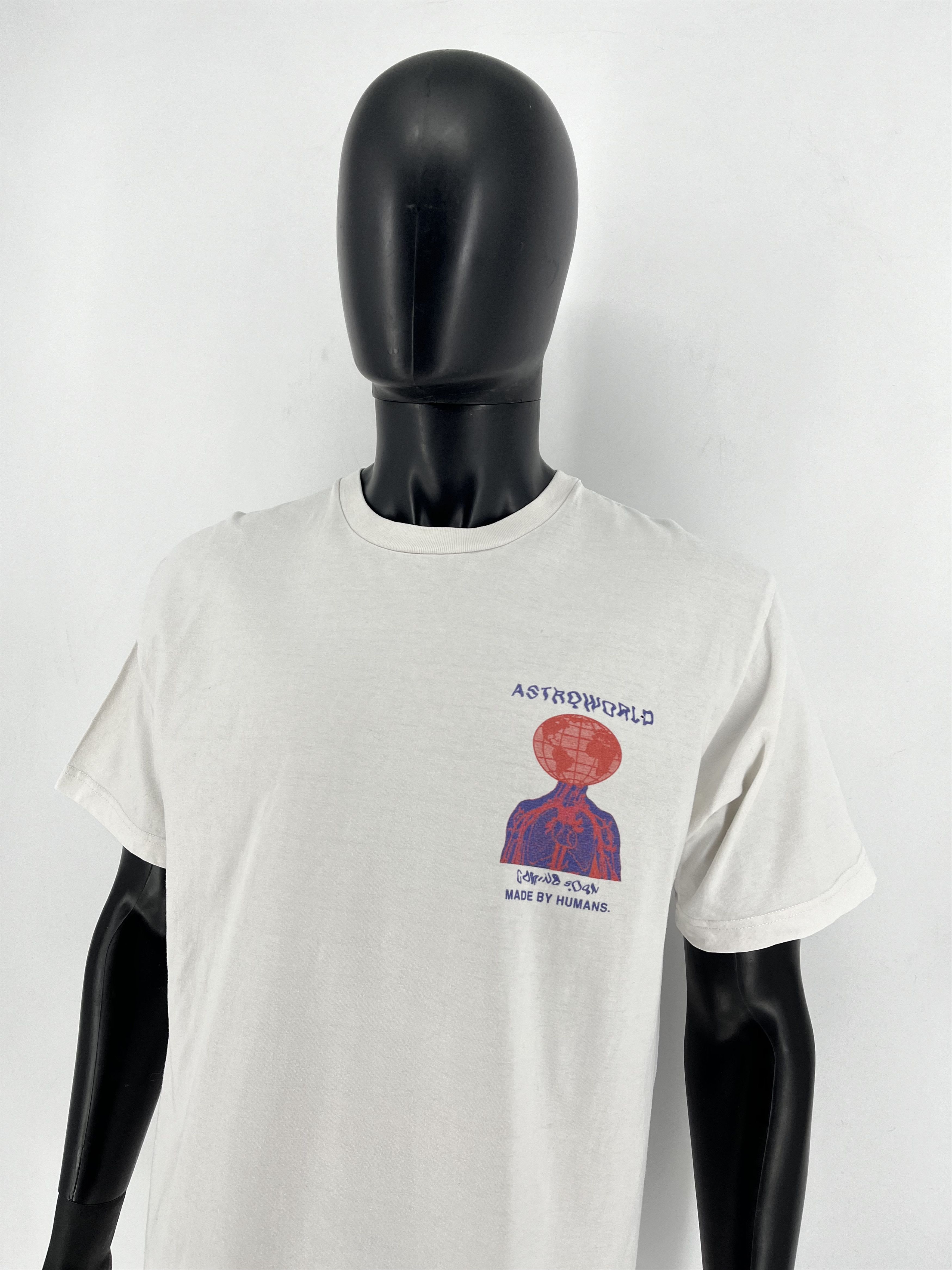 Travis Scott Travis Scott ASTROWORLD Coming Soon Made By Humans T Shirt Size US L / EU 52-54 / 3 - 5 Thumbnail