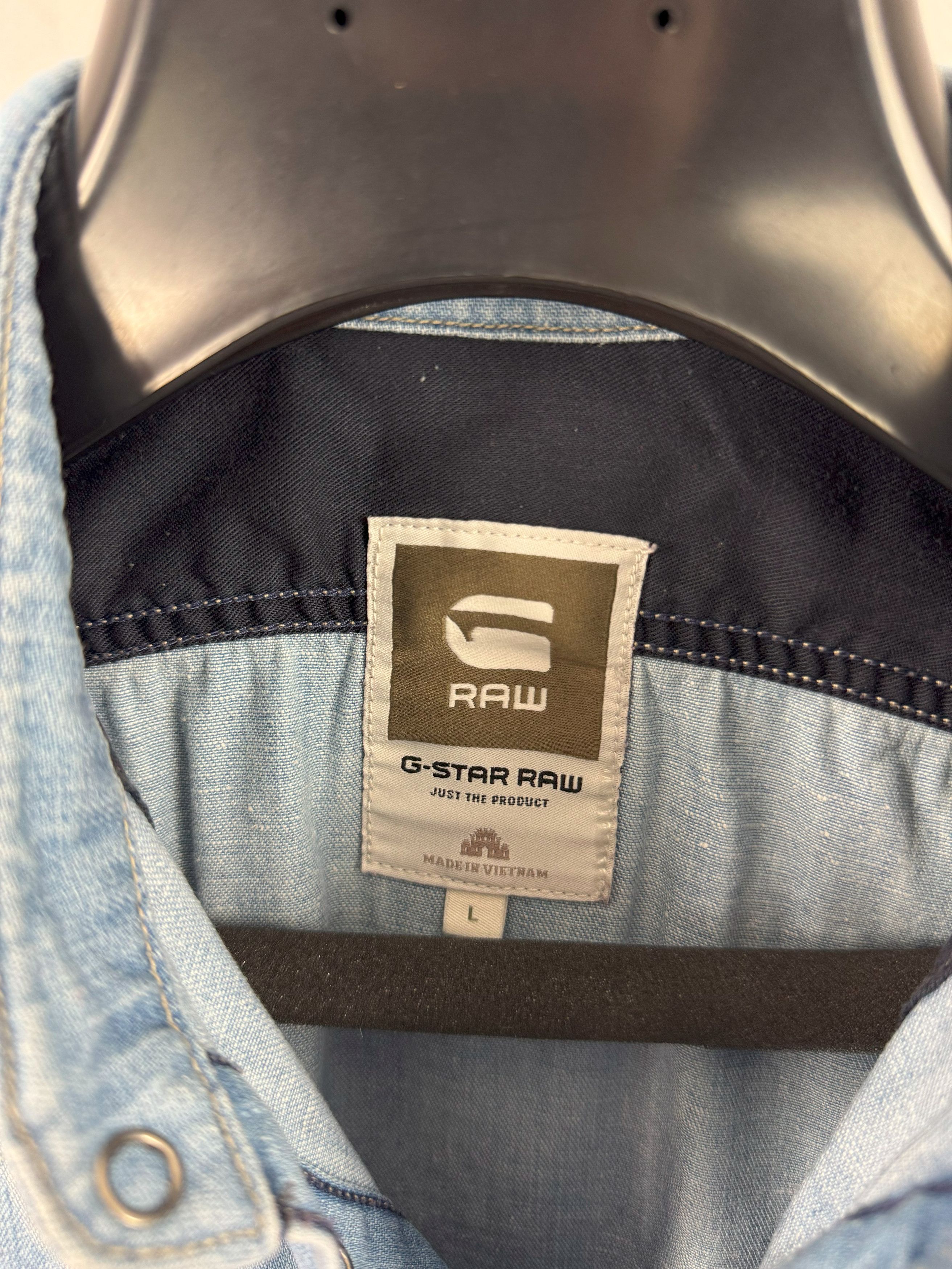 G-Star G-Star Raw Long Sleeve Denim Shirt Utility Style Size L Size US L / EU 52-54 / 3 - 13 Thumbnail