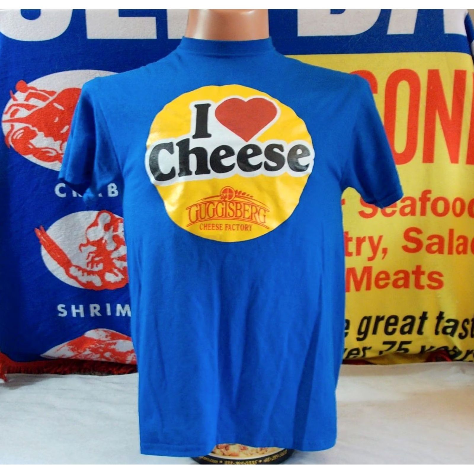 Jerzees GUGGISBERG CHEESE FACTORY Shirt Medium Adult Swiss Amish MILLERSBURG OHIO Size US M / EU 48-50 / 2 - 2 Thumbnail