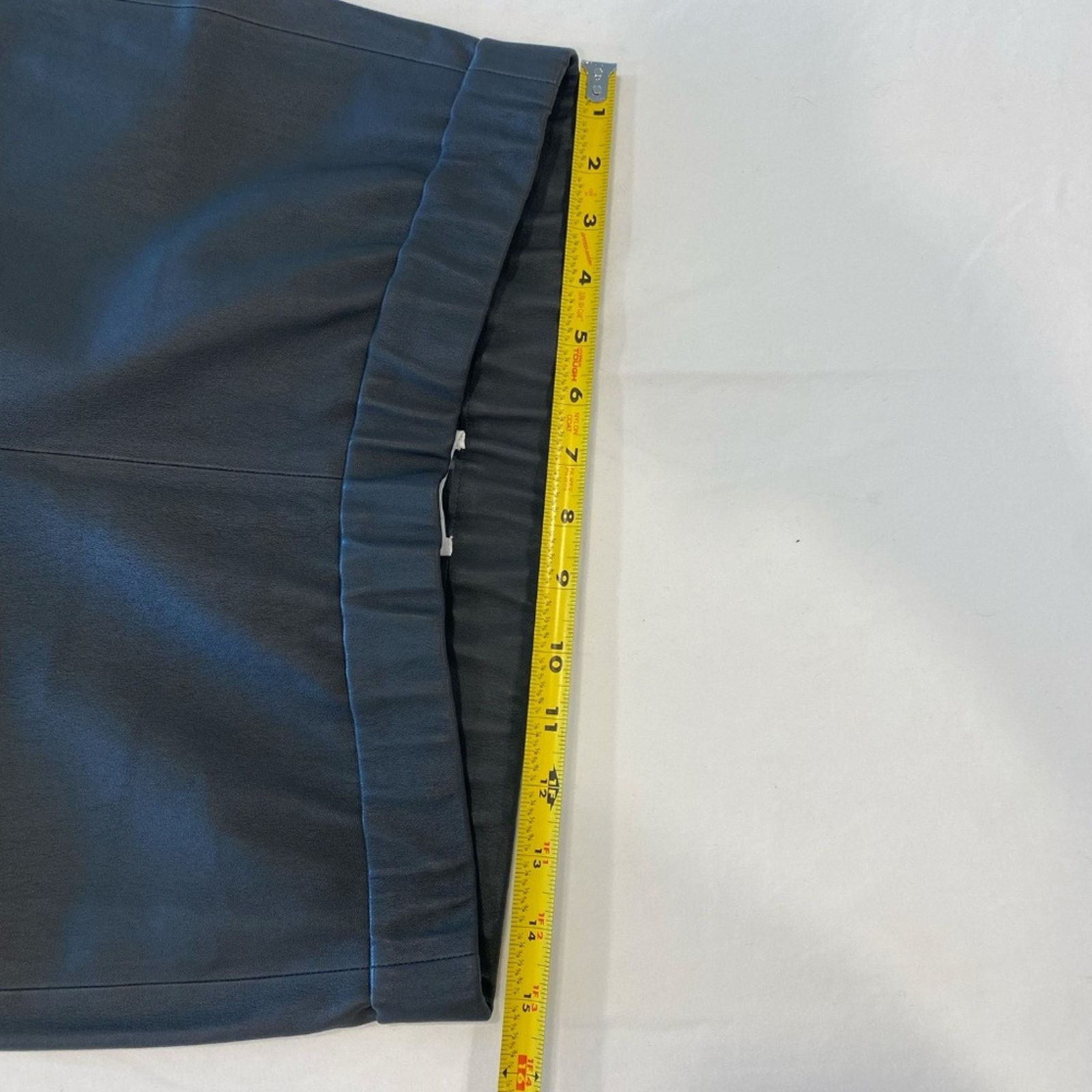 Helmut Lang Helmut Lang Women's Lamb Leather Pull On Trousers - 12 Size 34" / US 12 / IT 48 - 8 Thumbnail