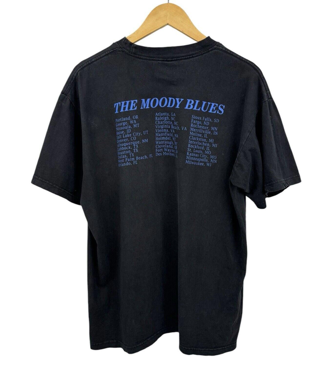 Giant Vintage 1996 The Moody Blue Band Tee Giant Tag Sz L Size US L / EU 52-54 / 3 - 3 Thumbnail