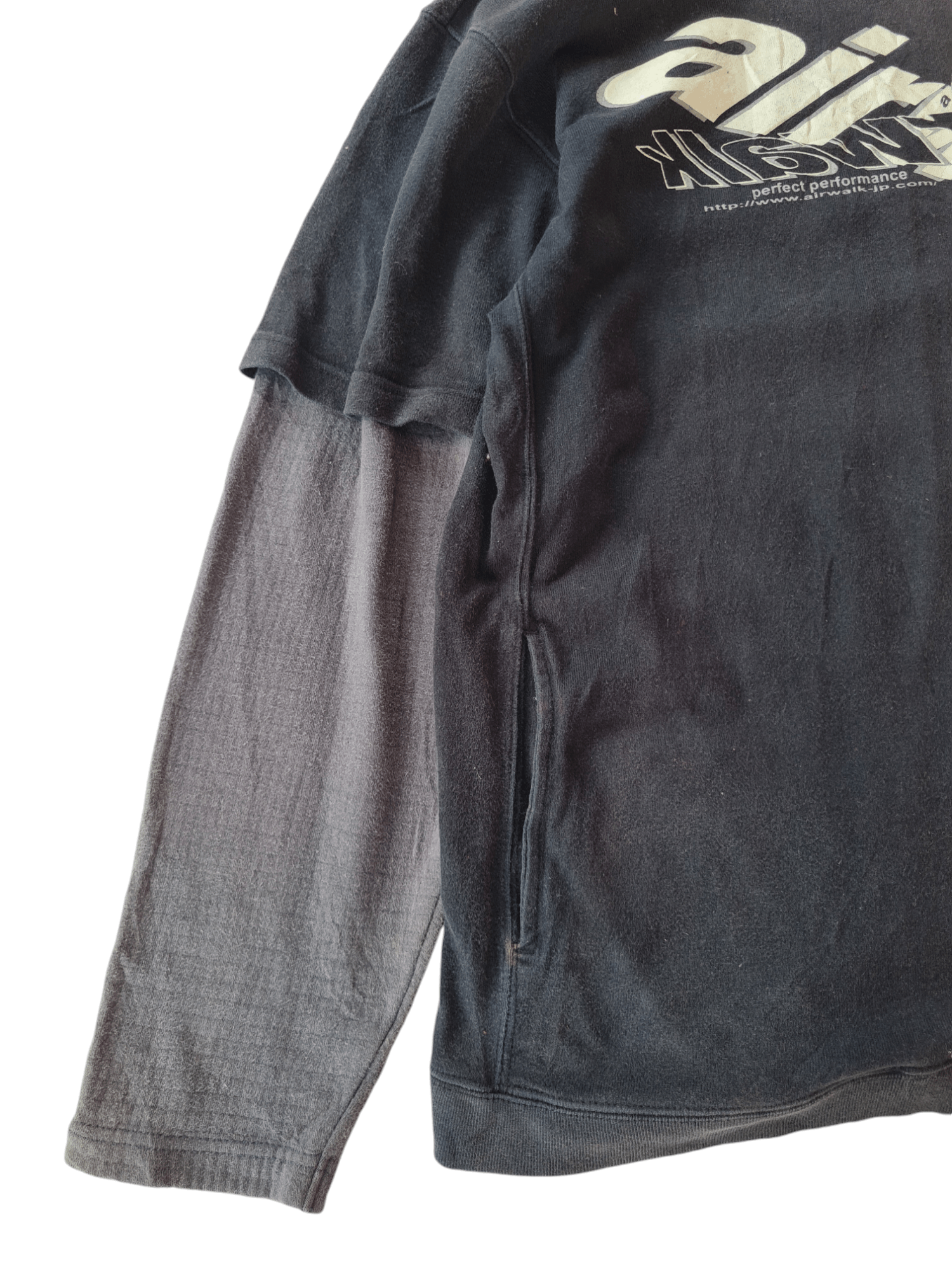 Airwalk × Vintage Vintage AirWalk Hoodie Double Sleeve Size US XL / EU 56 / 4 - 5 Thumbnail