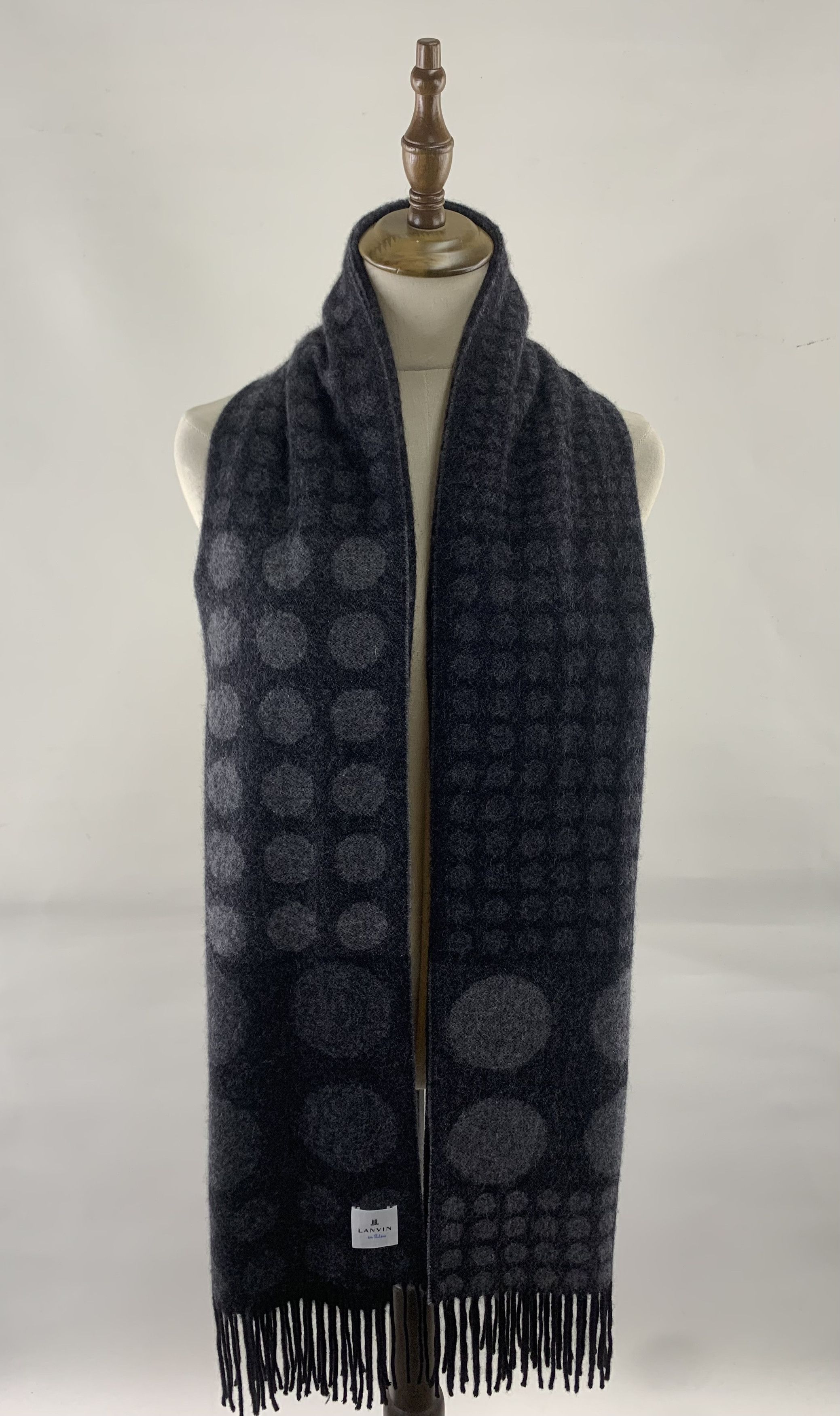 Lanvin Lanvin Scarf Cashmere Muffler Neck Wrap BL9323 Size ONE SIZE - 1 Thumbnail