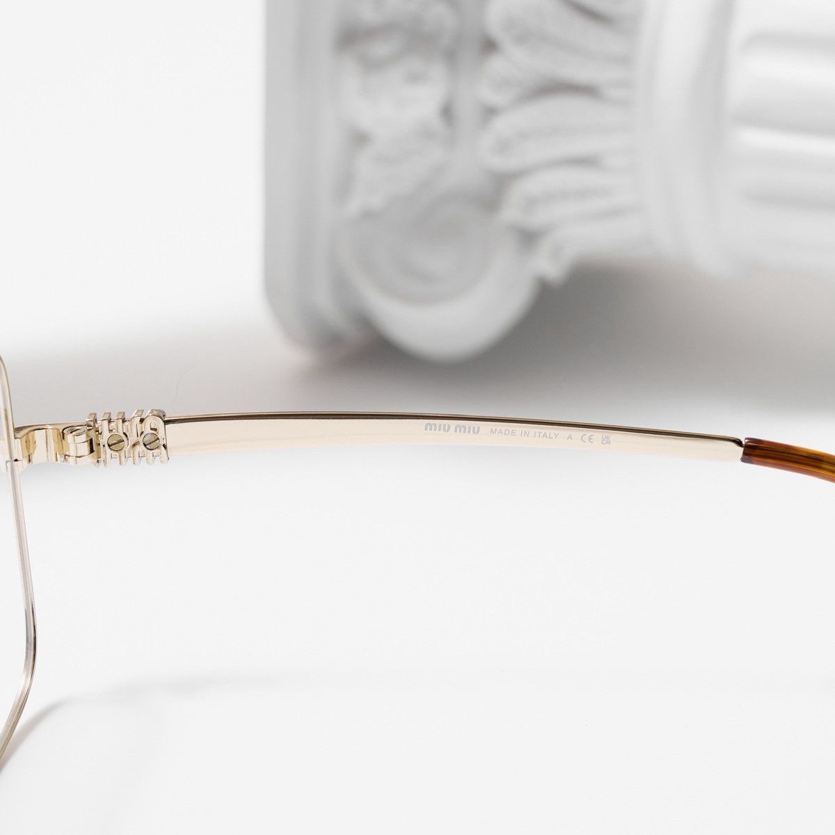 Miu Miu MIU MIU 0MU 51YV ZVN1O1 GLASSES Size ONE SIZE - 4 Thumbnail