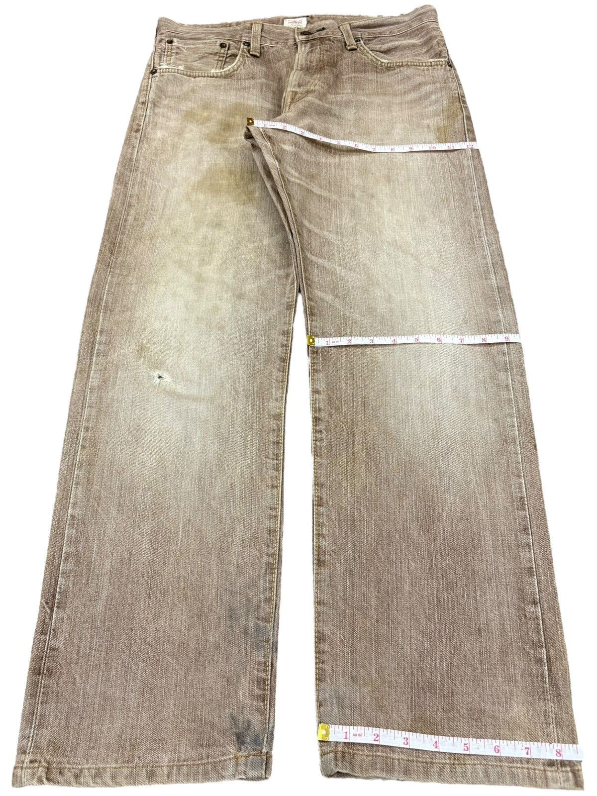 Edwin Vintage Edwin 505zx Selvedge Rusty Wash Baggy Jeans Size US 34 / EU 50 - 10 Thumbnail