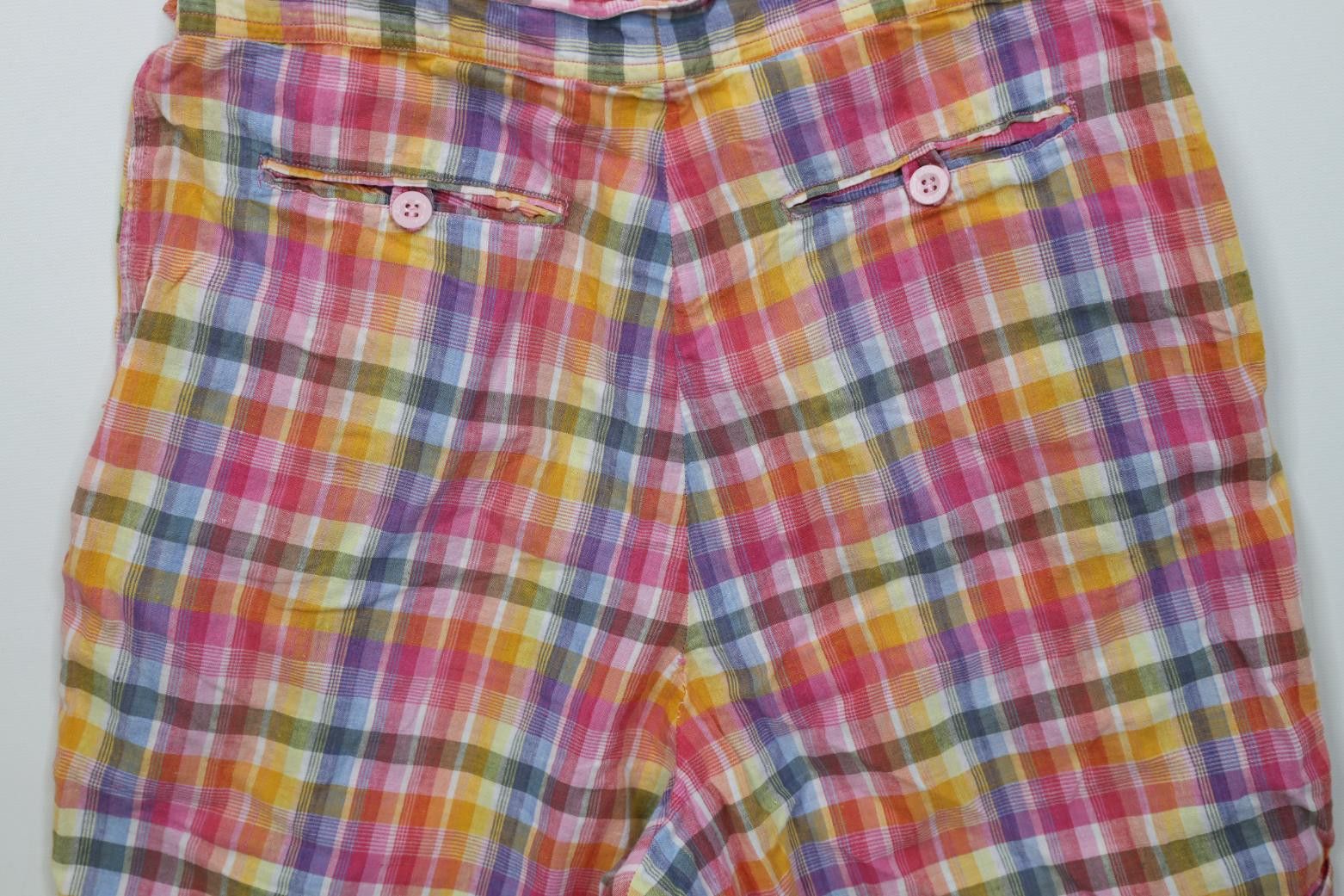 Vintage Vintage 90s Streetwear Madras Gurkha Safari Shorts Cotton Size 26" / US 2 / IT 38 - 14 Thumbnail