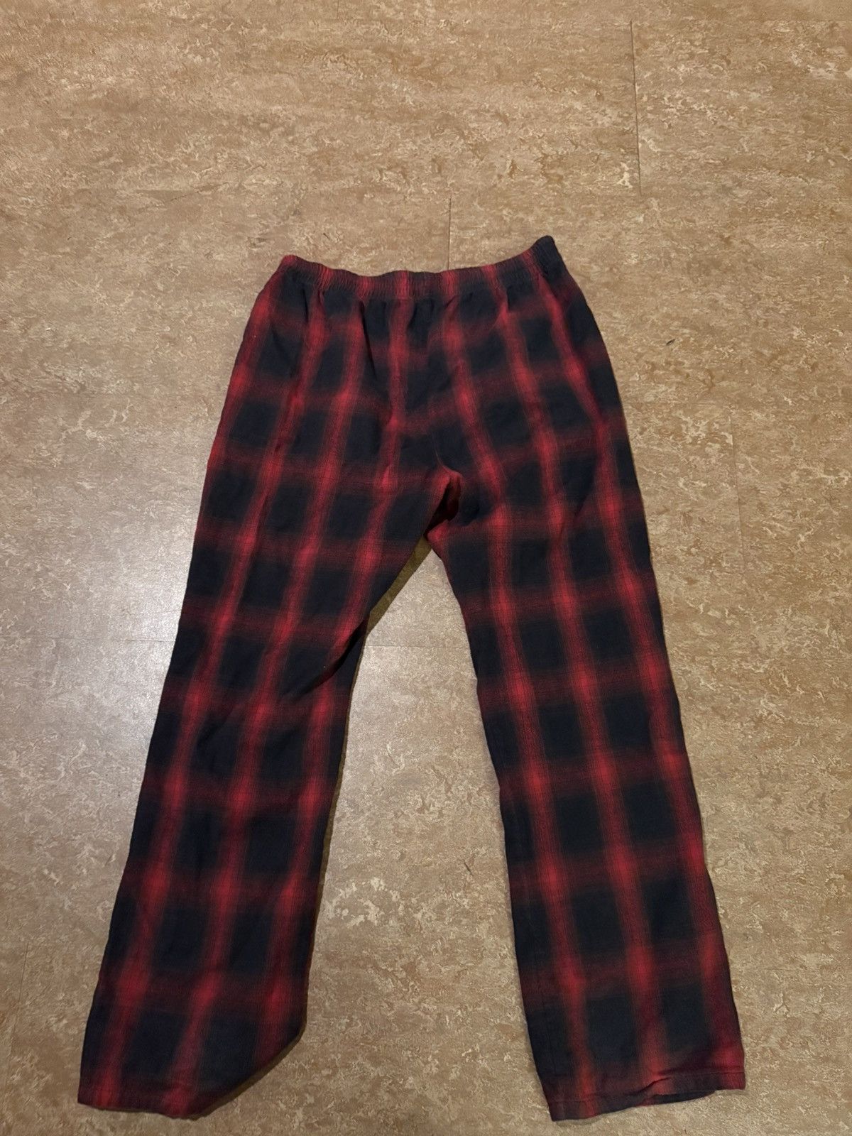 Seventh Heaven Seventh Heaven Red Chain-Stitched Flannel Trouser Size US 28 / EU 44 - 5 Thumbnail