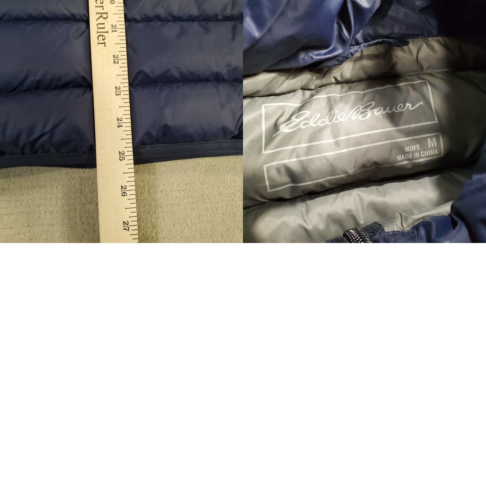 Eddie Bauer Eddie Bauer Vest Mens M Blue Puffer Down Jacket Quilted Lightweight Outdoor Size US M / EU 48-50 / 2 - 8 Thumbnail