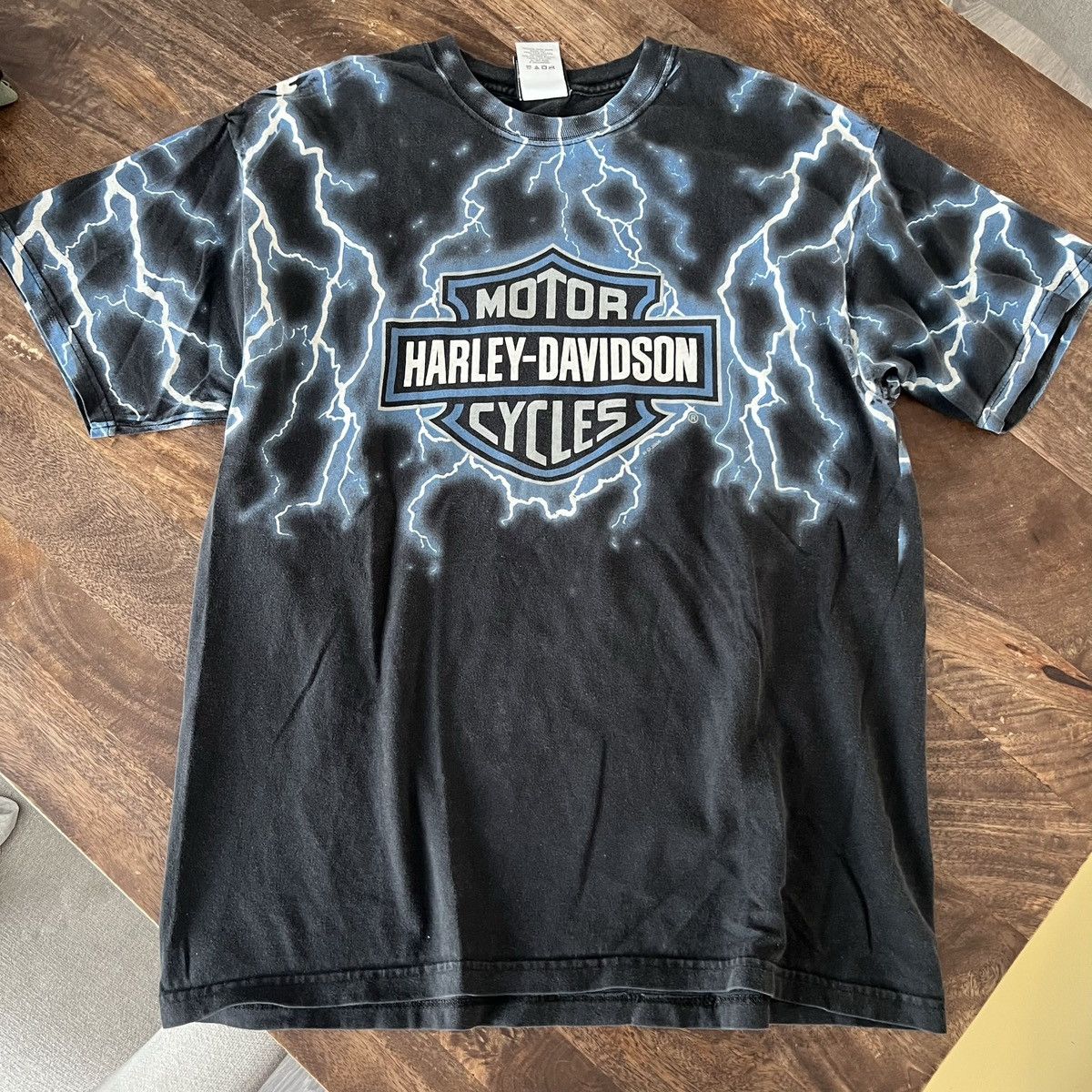 Vintage Vintage Harley Davidson Lightning shirt rare Size US L / EU 52-54 / 3 - 5 Thumbnail