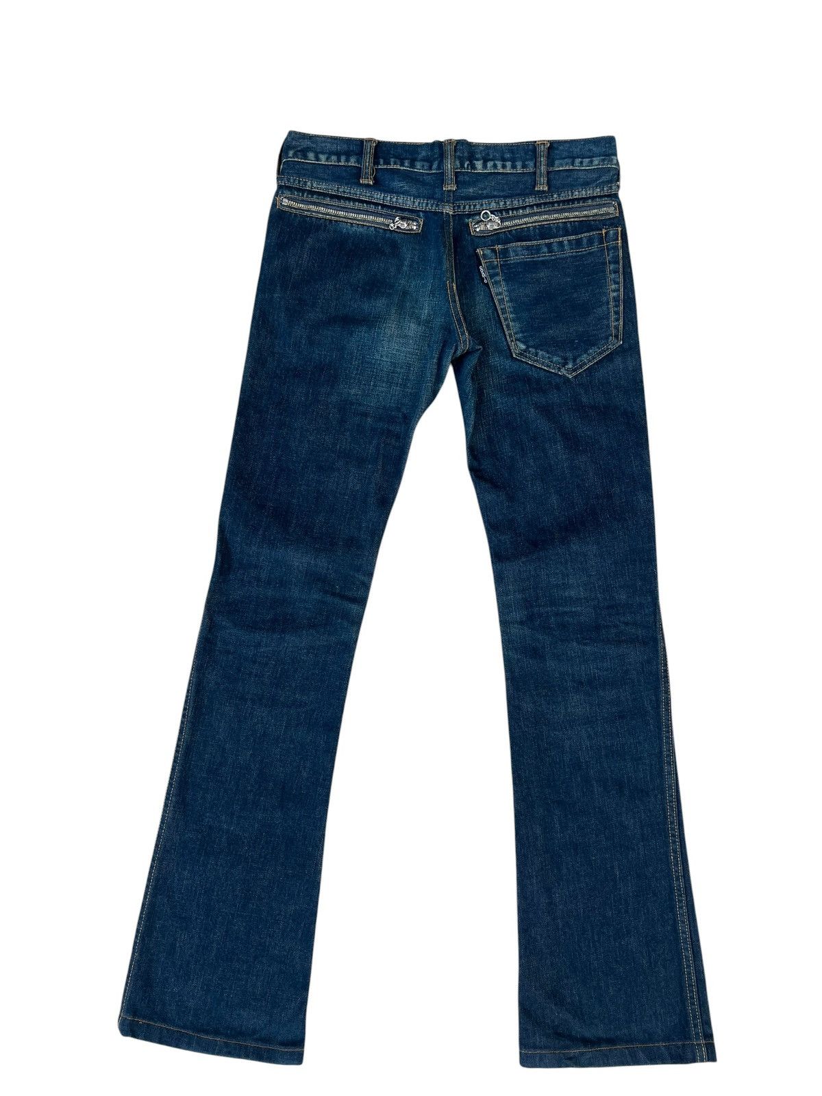 Cosmic Wonder Cosmic Wonder Japan Faded Denim Flare Jeans Size US 29 - 12 Thumbnail