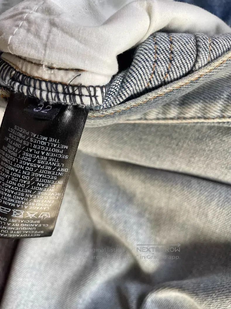 Balmain BALMAIN Blue Washed Large Destroyed Faded Denim Jeans Size US 32 / EU 48 - 8 Thumbnail