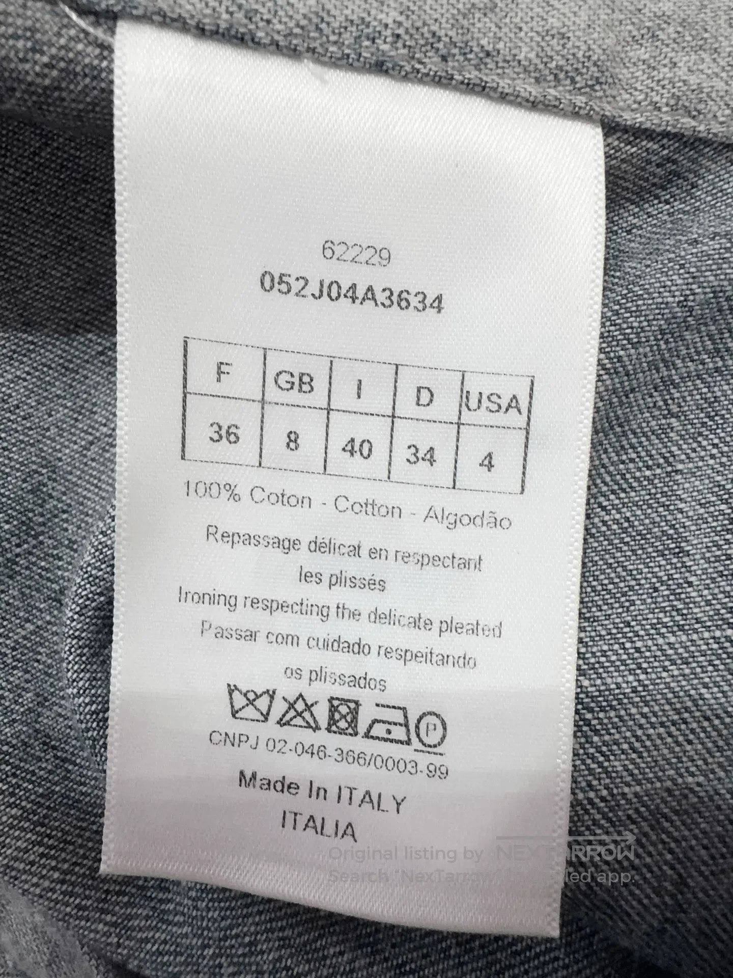 Dior Dior Denim Skirt. Size 35" - 4 Thumbnail