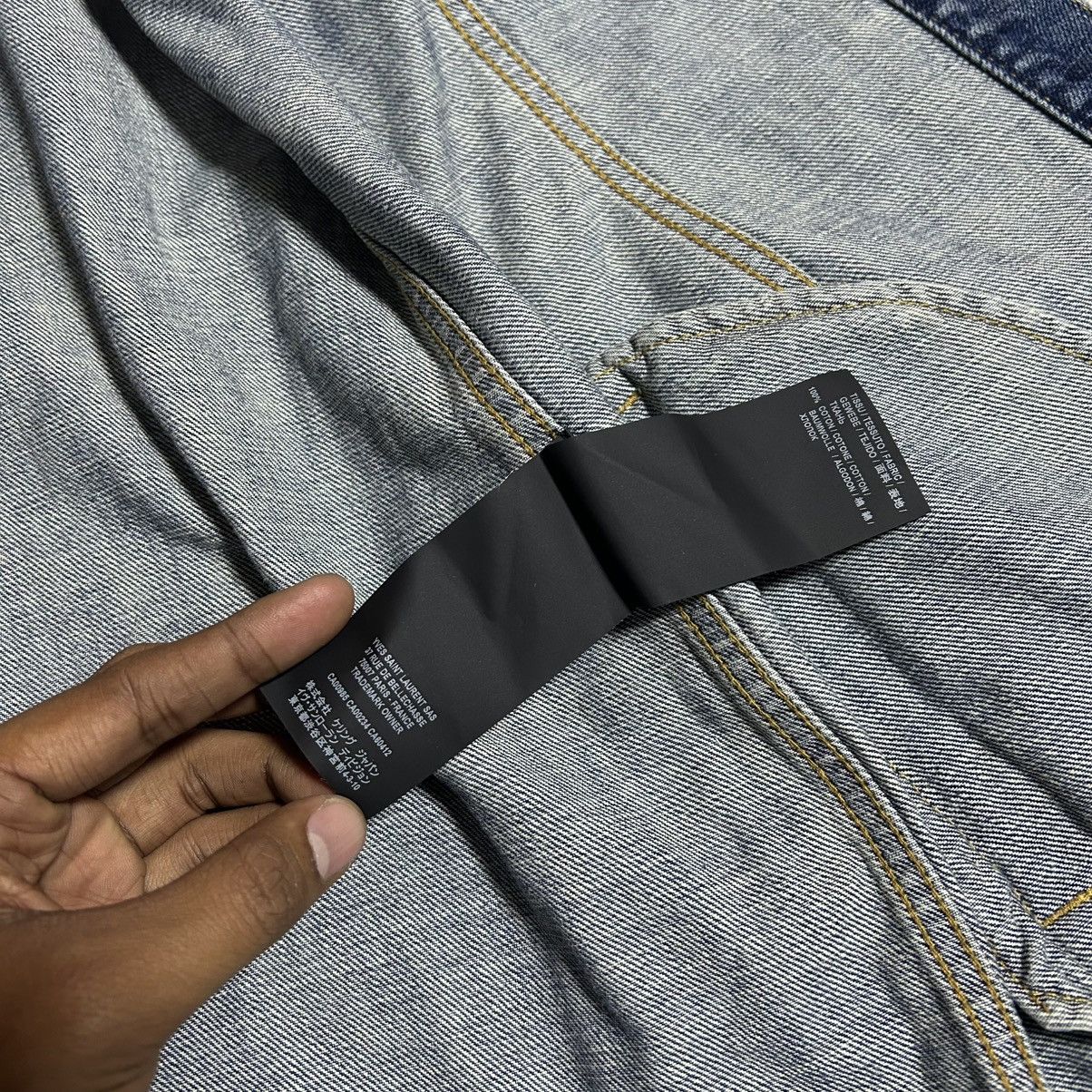 Saint Laurent Paris SAINT LAURENT PARIS Vintage Dresses Blue Denim Size L / US 10 / IT 46 - 20 Thumbnail