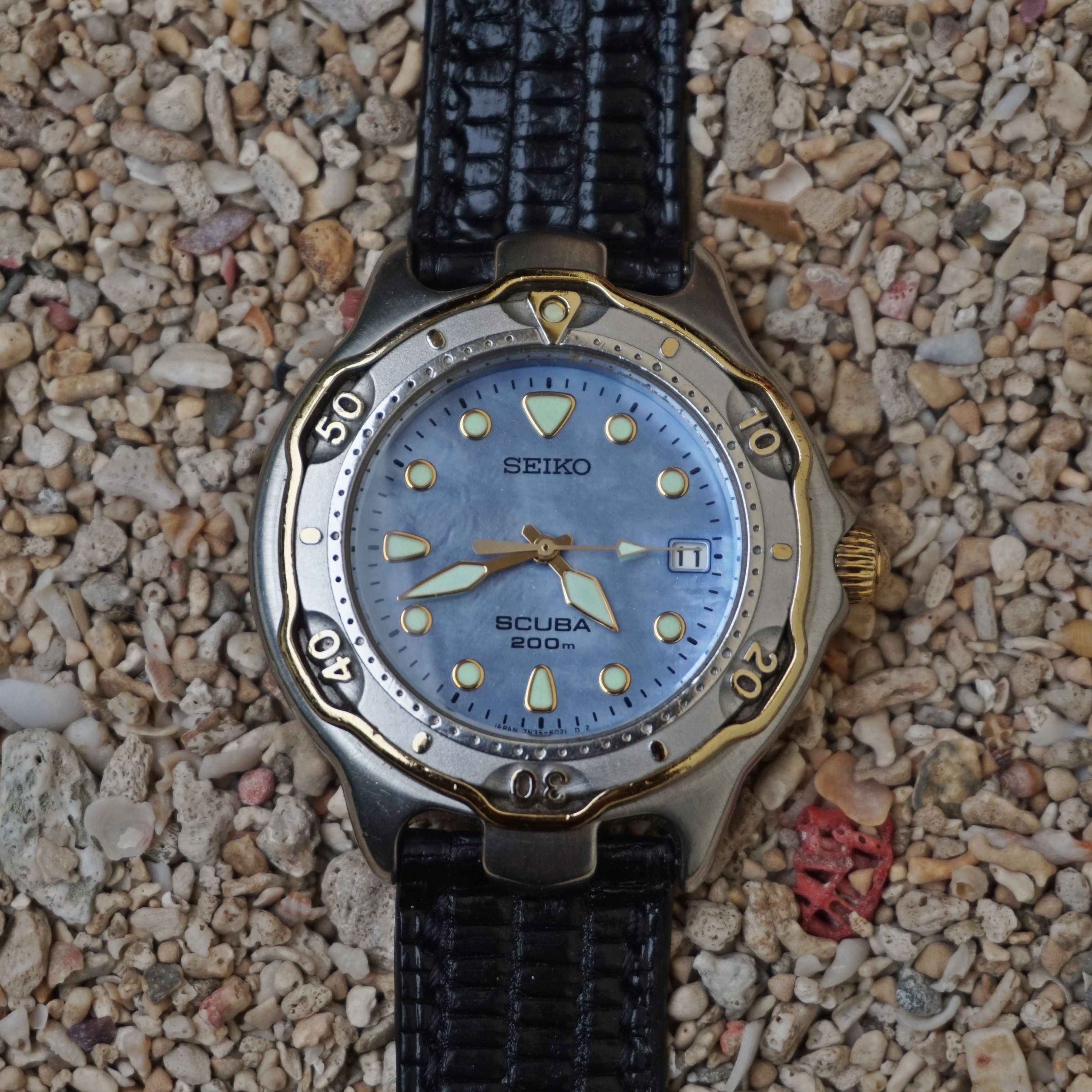 Seiko 1992s seiko scuba diver 200m pearl shell dial Size ONE SIZE - 4 Thumbnail