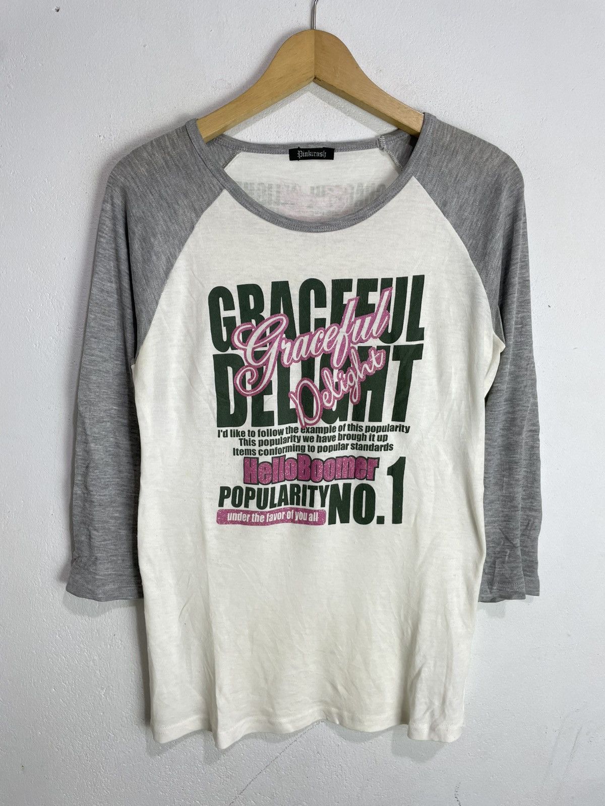 Hysteric Glamour Pinktrash Poem Tshirt two Tone Size S / US 4 / IT 40 - 1 Thumbnail