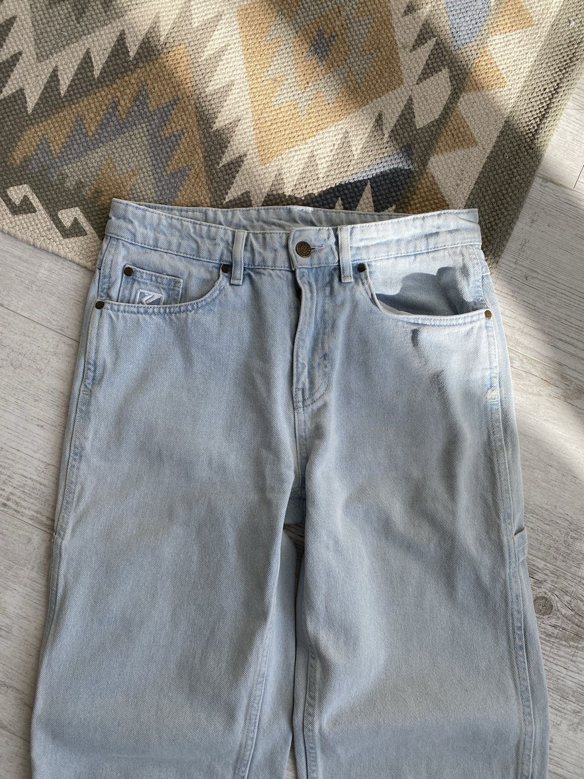 Karl Kani Karl Kani Washed Streetwear Denim Work Pants Size US 30 / EU 46 - 3 Thumbnail