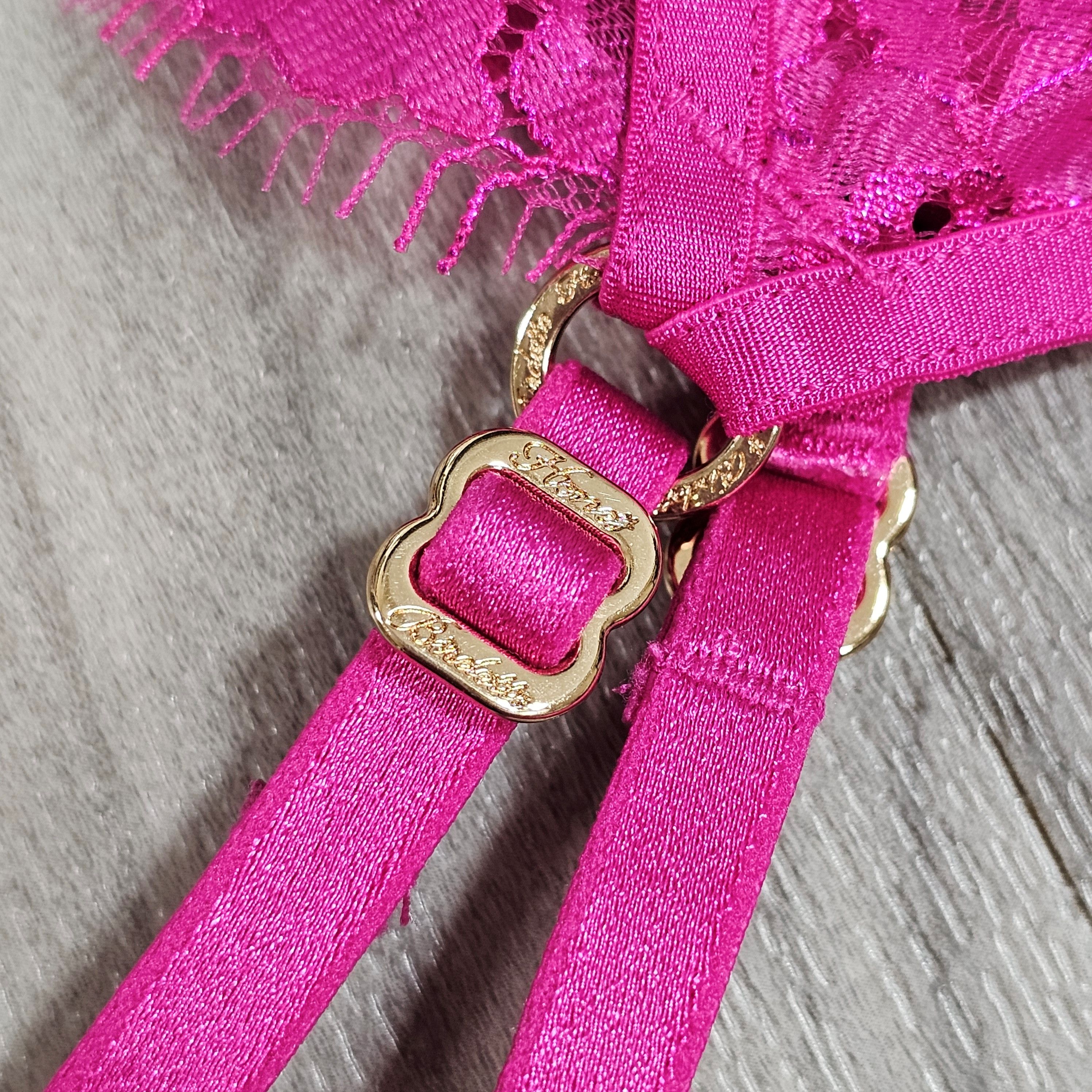 Other Honey Birdette Vanessa Hot Pink Suspender Garter Belt XS Size ONE SIZE - 2 Thumbnail