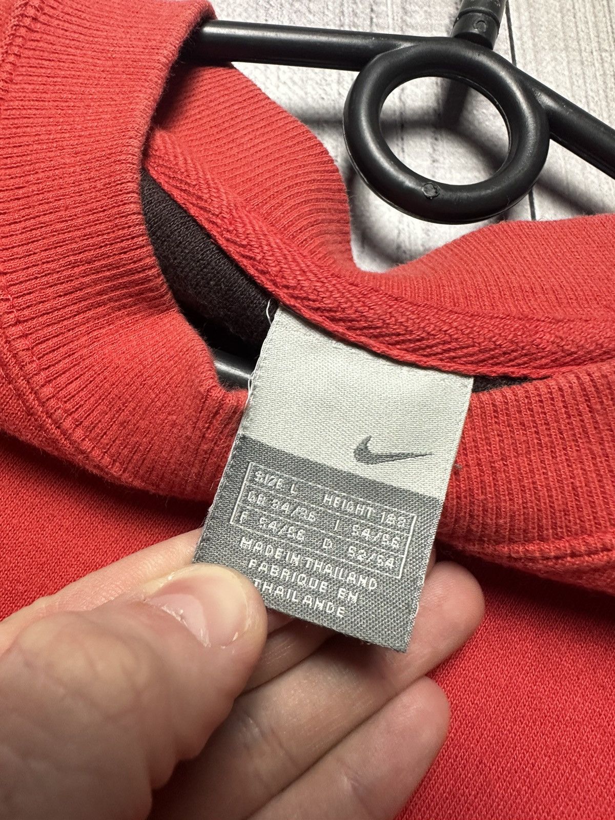 Nike × Vintage Vintage Nike Town Chicago red sweatshirt logo size L Size US L / EU 52-54 / 3 - 4 Thumbnail