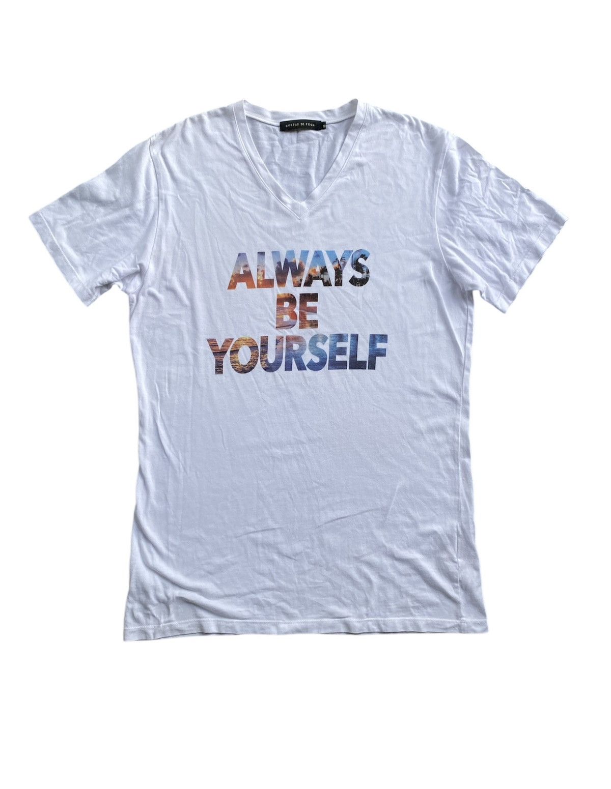 GOSTAR DE FUGA × Japanese Brand × Shellac 2000s FUGA poem Always be yourself tee Size US M / EU 48-50 / 2 - 1 Thumbnail