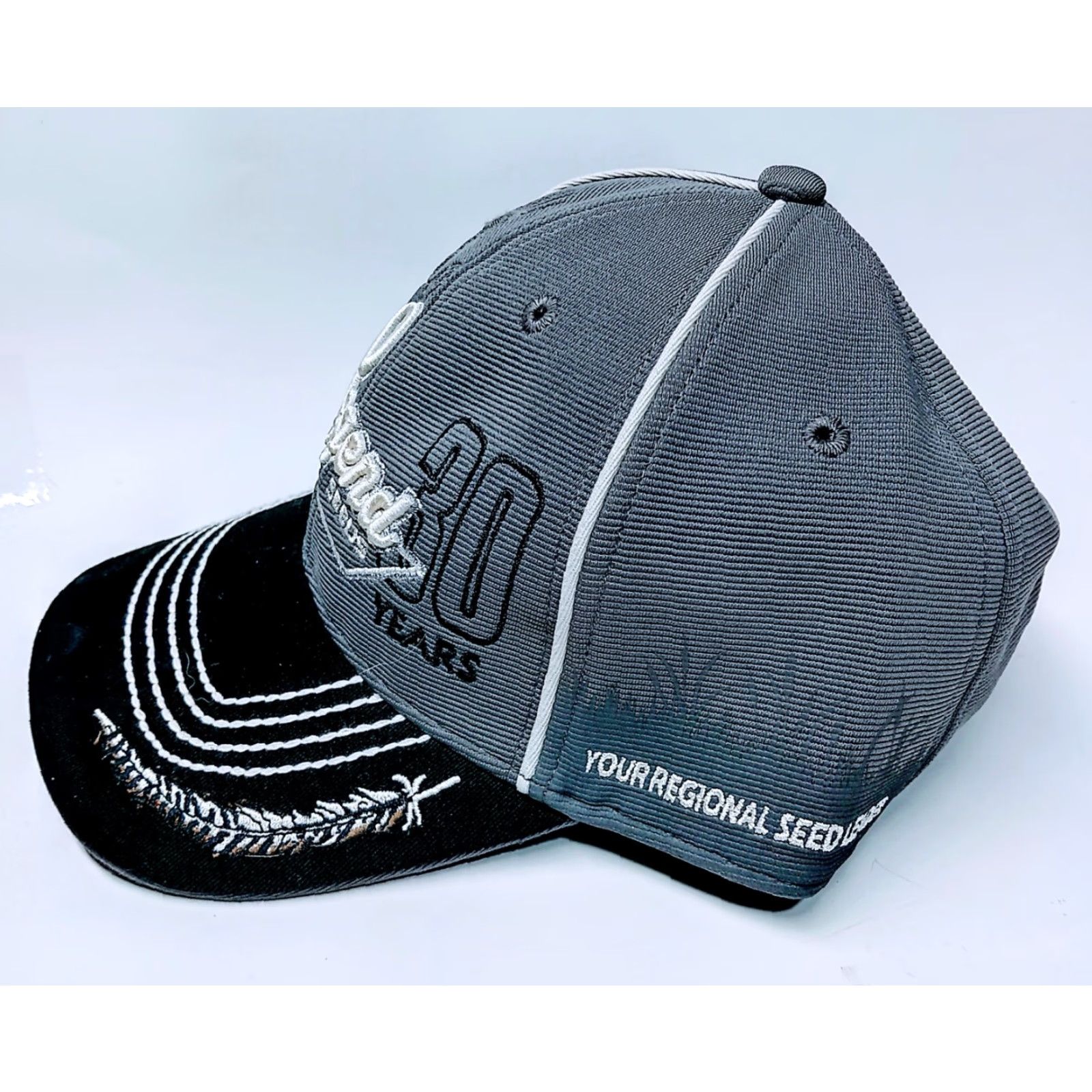 Vintage Legend Seeds Hat Baseball Cap Mens Adjustble Gray Cotton Polyester Canvas 90s USA Farm Animals Pheasant Display Vintage No N/A Size ONE SIZE - 5 Thumbnail