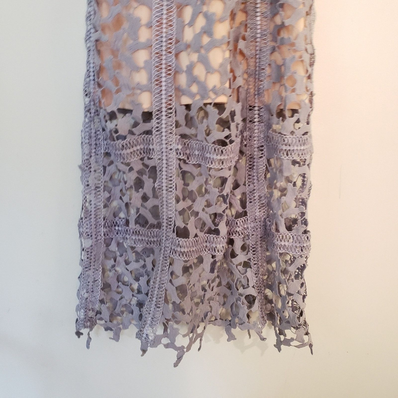 ELLIATT Revolve Elliatt Tingle Dress Lilac Lace Nude Slip Medium Size M / US 6-8 / IT 42-44 - 6 Thumbnail