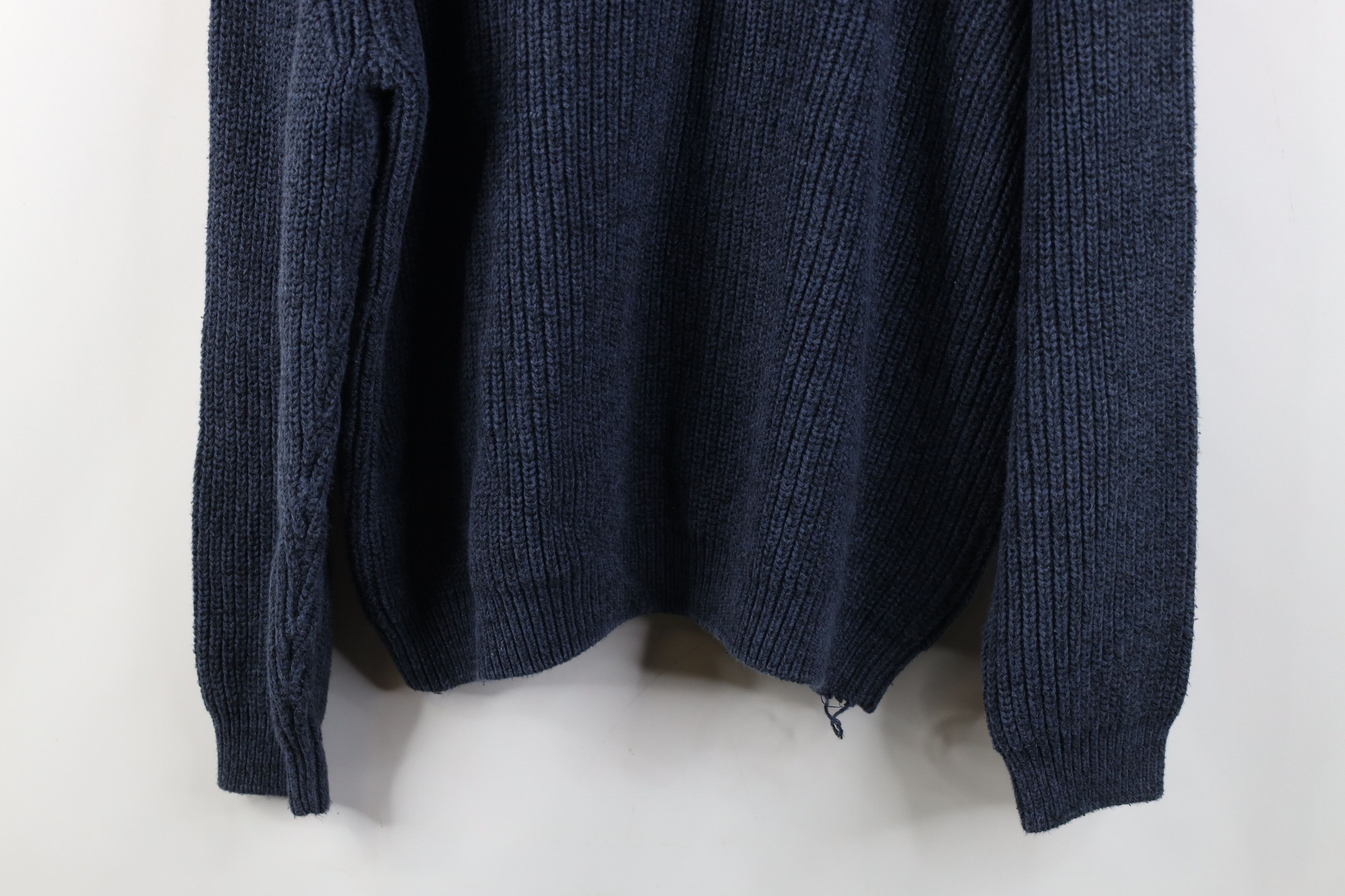 Eddie Bauer Vintage Eddie Bauer Ribbed Knit 1/4 Zip Pullover Sweater Size US XXL / EU 58 / 5 - 10 Thumbnail