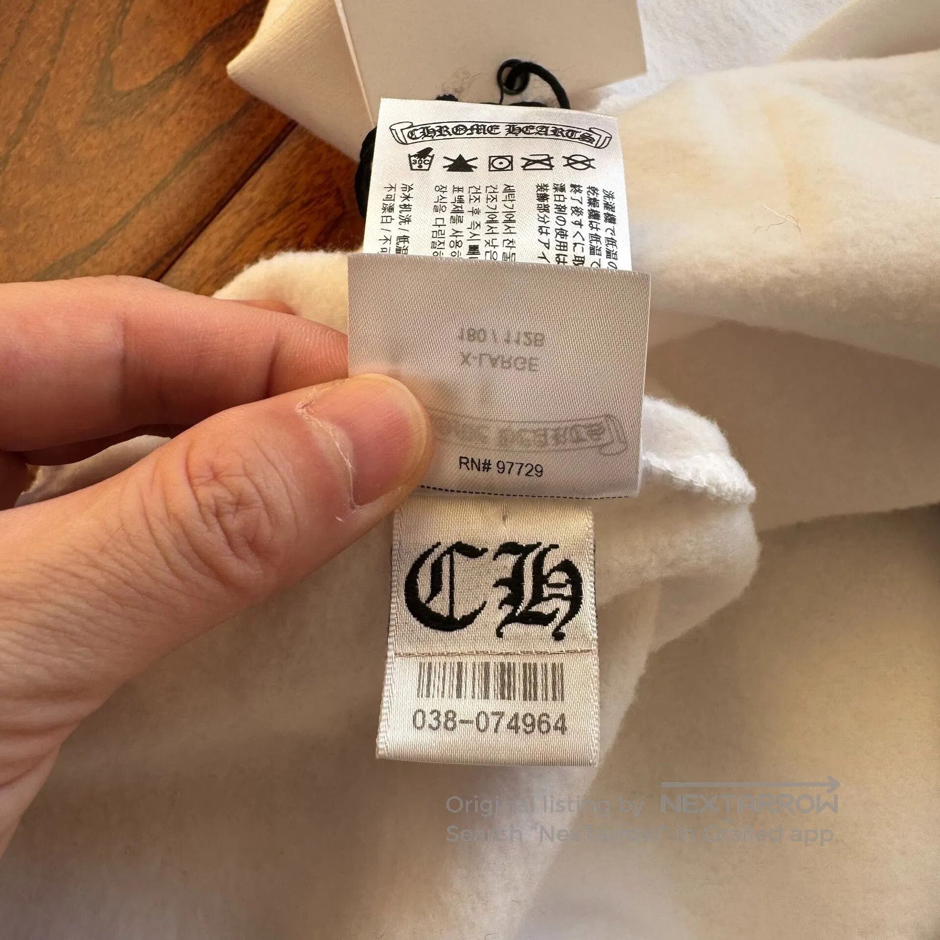 Chrome Hearts chrome hearts white graphic zip. Size US XL / EU 56 / 4 - 9 Thumbnail