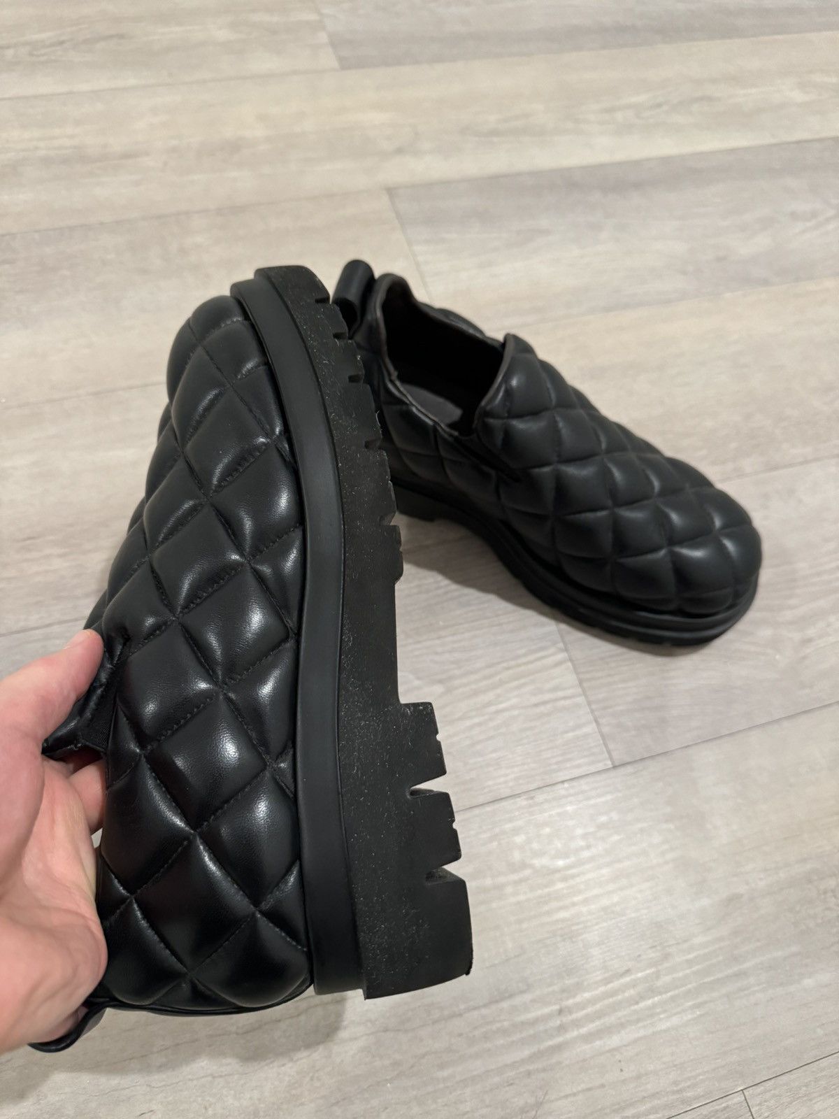 Bottega Veneta Bottega Veneta Quilted Slip-On Shoes Size US 11 / EU 44 - 4 Thumbnail