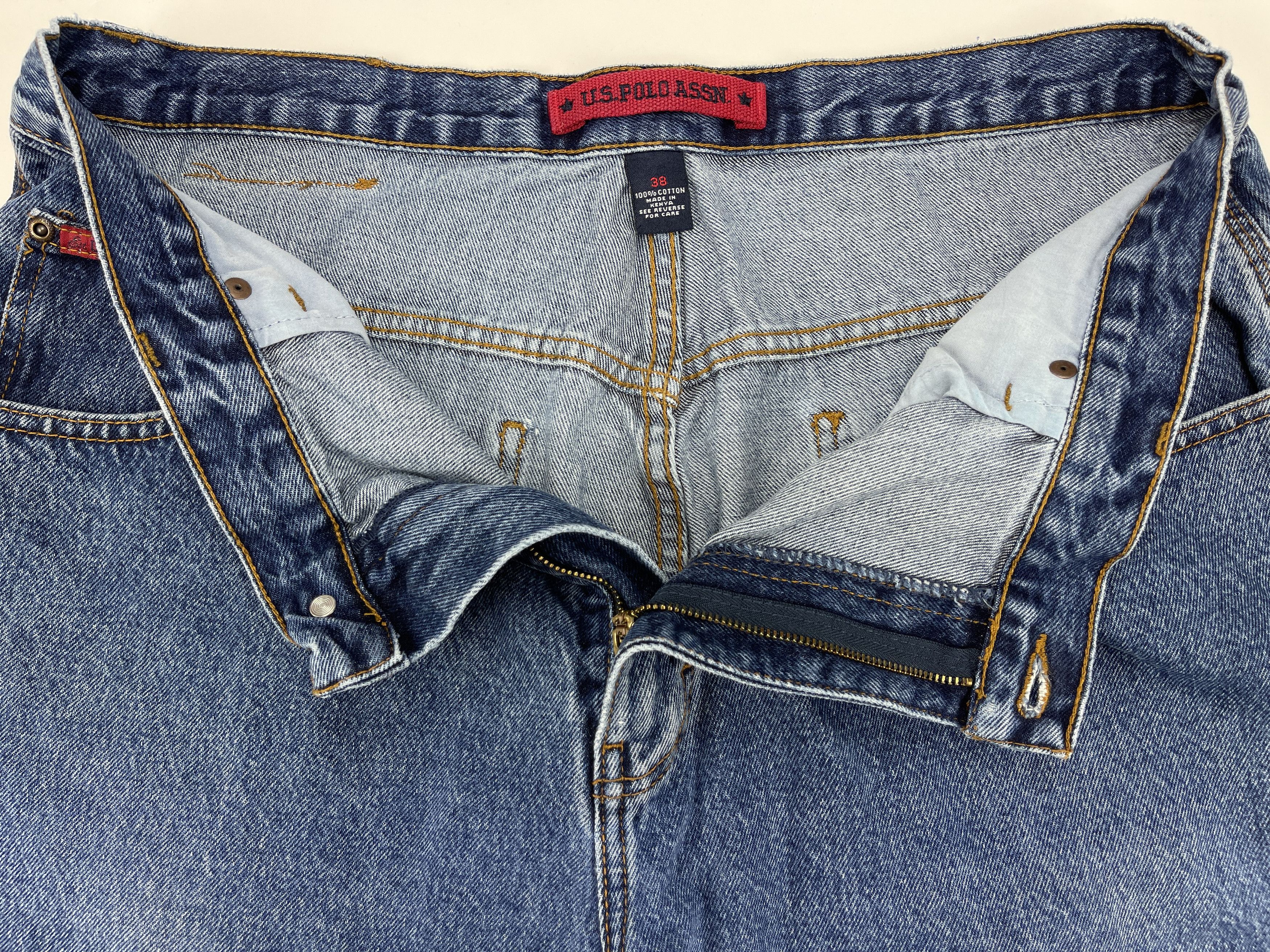 U.S. Polo Assn. U.S. Polo Assn jeans shorts USPA vintage baggy skater 90s 38 Size US 38 / EU 54 - 11 Thumbnail