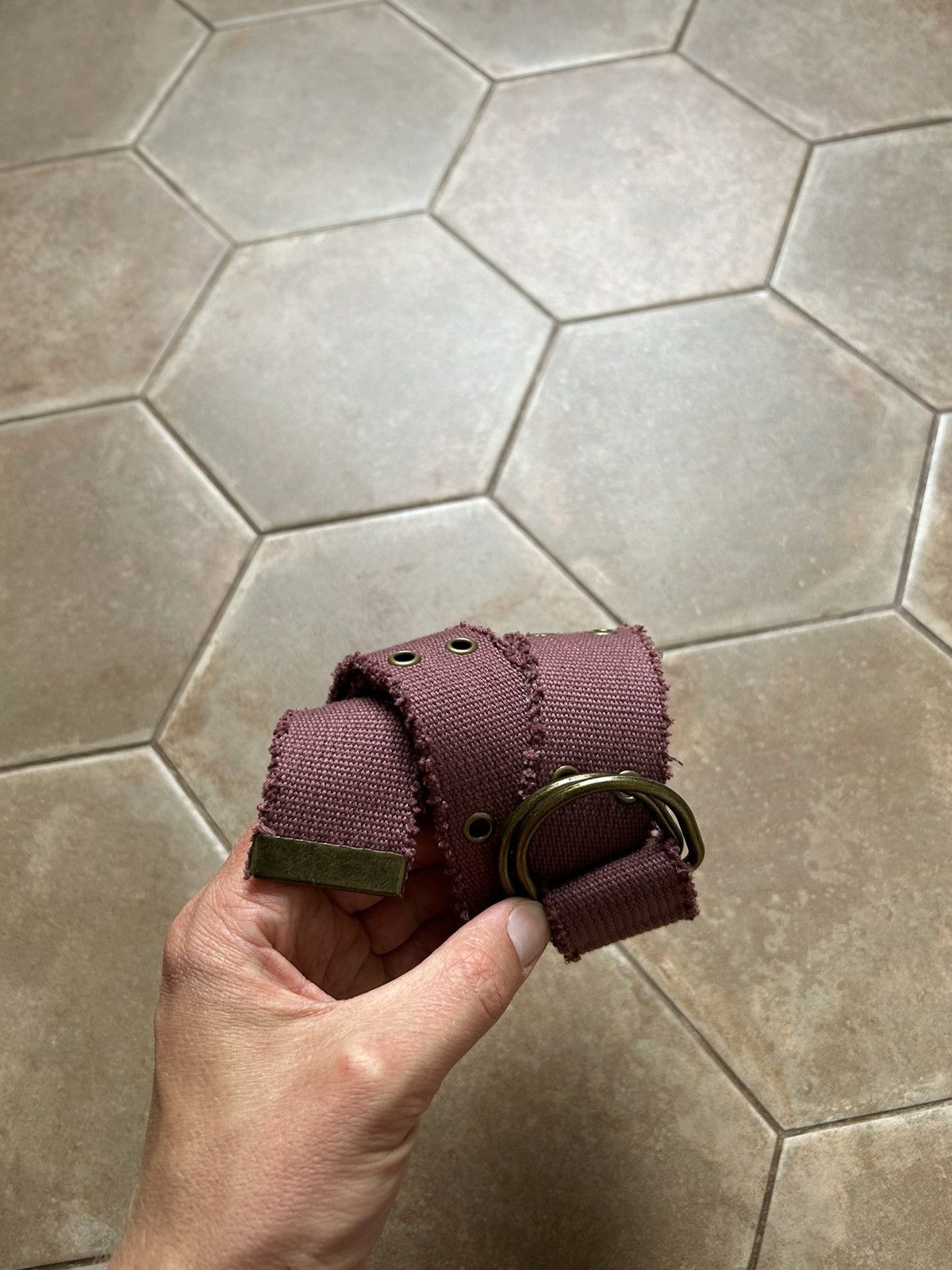 Japanese Brand × Vintage Vintage cotton belt studed y2k Size ONE SIZE - 2 Thumbnail