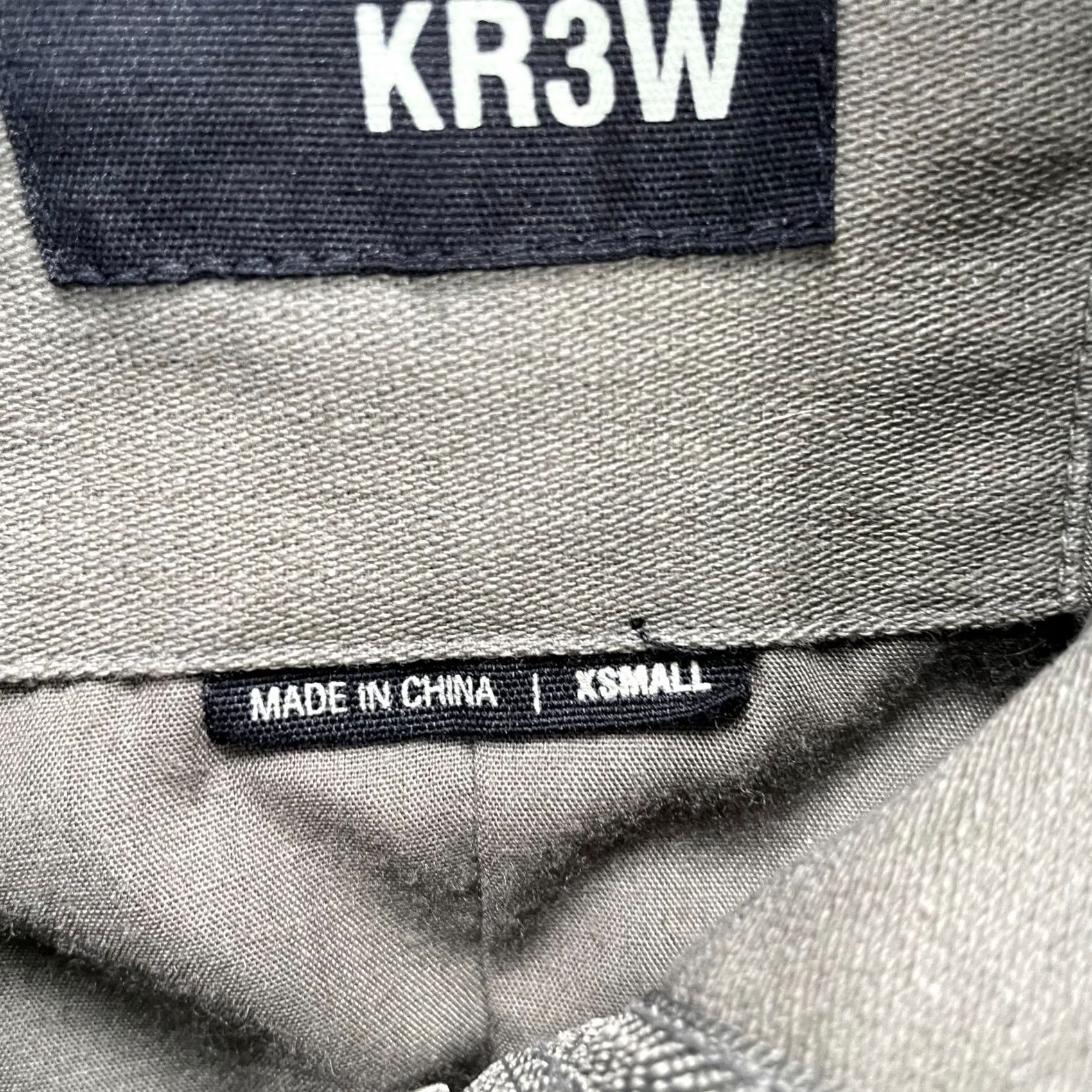 Vintage KR3W Jacket Mens XS Green Denim Military Coat Full Zip Short Coat Cotton Army Jacket Mens XS Green Denim Military Coat Full Zip Size US XS / EU 42 / 0 - 5 Thumbnail