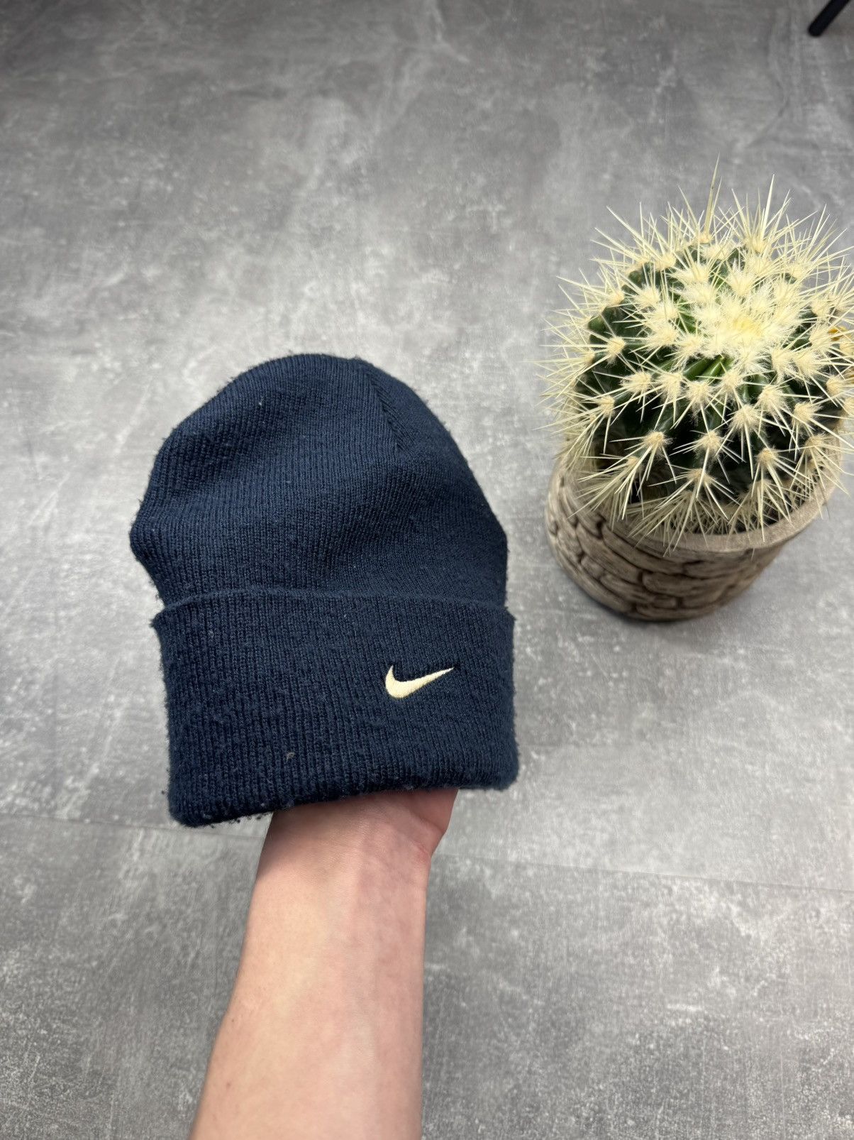 Other Vintage Nike Hat Big Swoosh Logo Blue Size ONE SIZE - 2 Thumbnail