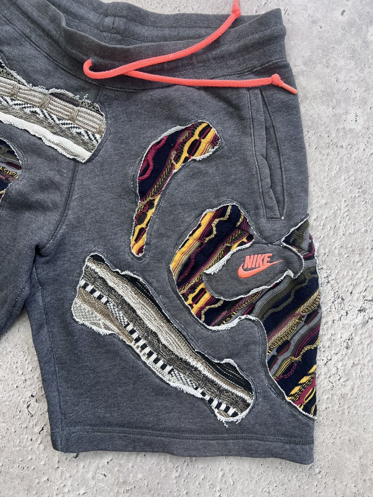 Coogi × Nike Vintage Y2K REWORKED NIKE X COOGI sweater SHORTS HYPE 90s Size US 32 / EU 48 - 3 Thumbnail