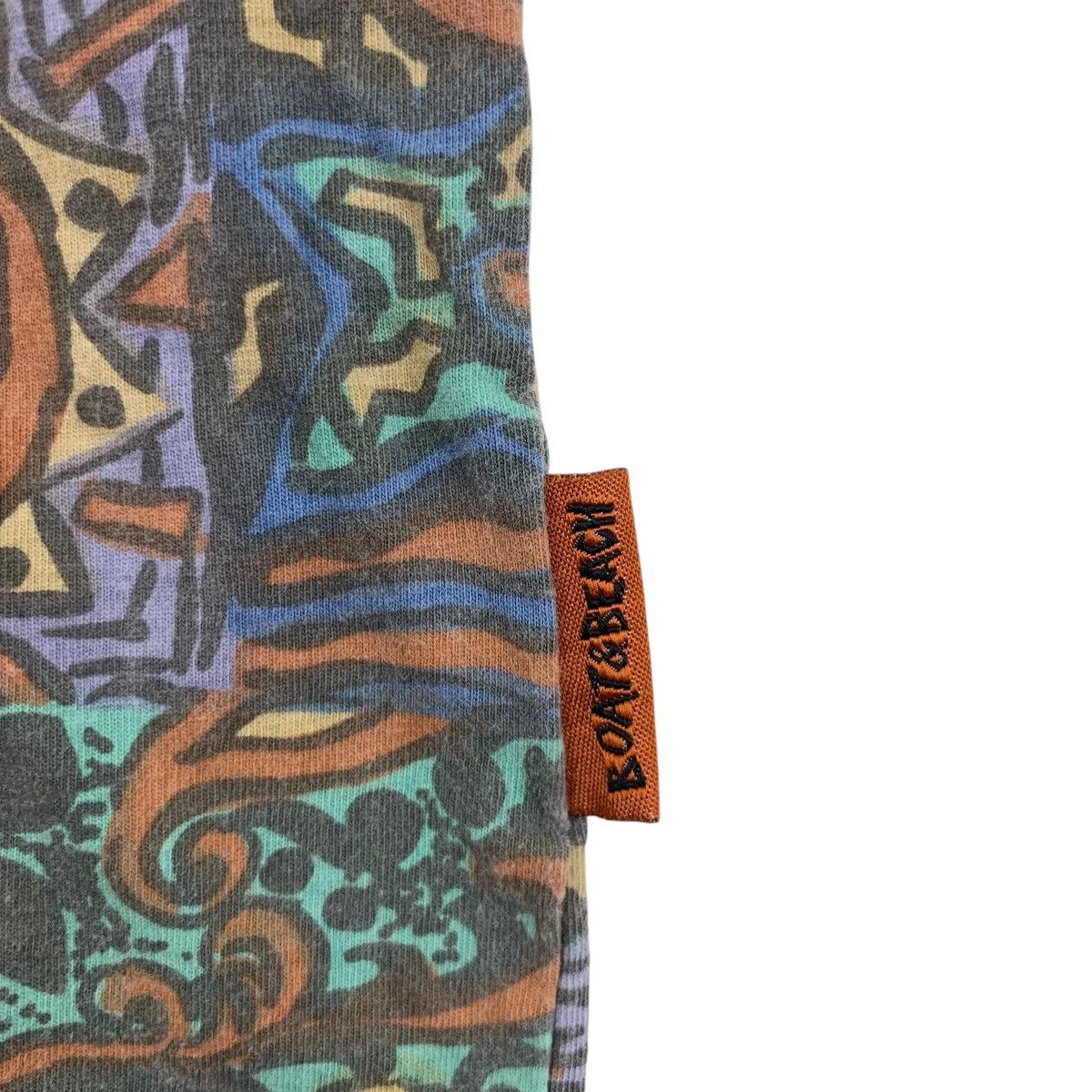 Vintage Vintage BOAT & BEACH Navajo Baroque Aztech AOP Tee Shirt Size XL / US 12-14 / IT 48-50 - 4 Thumbnail