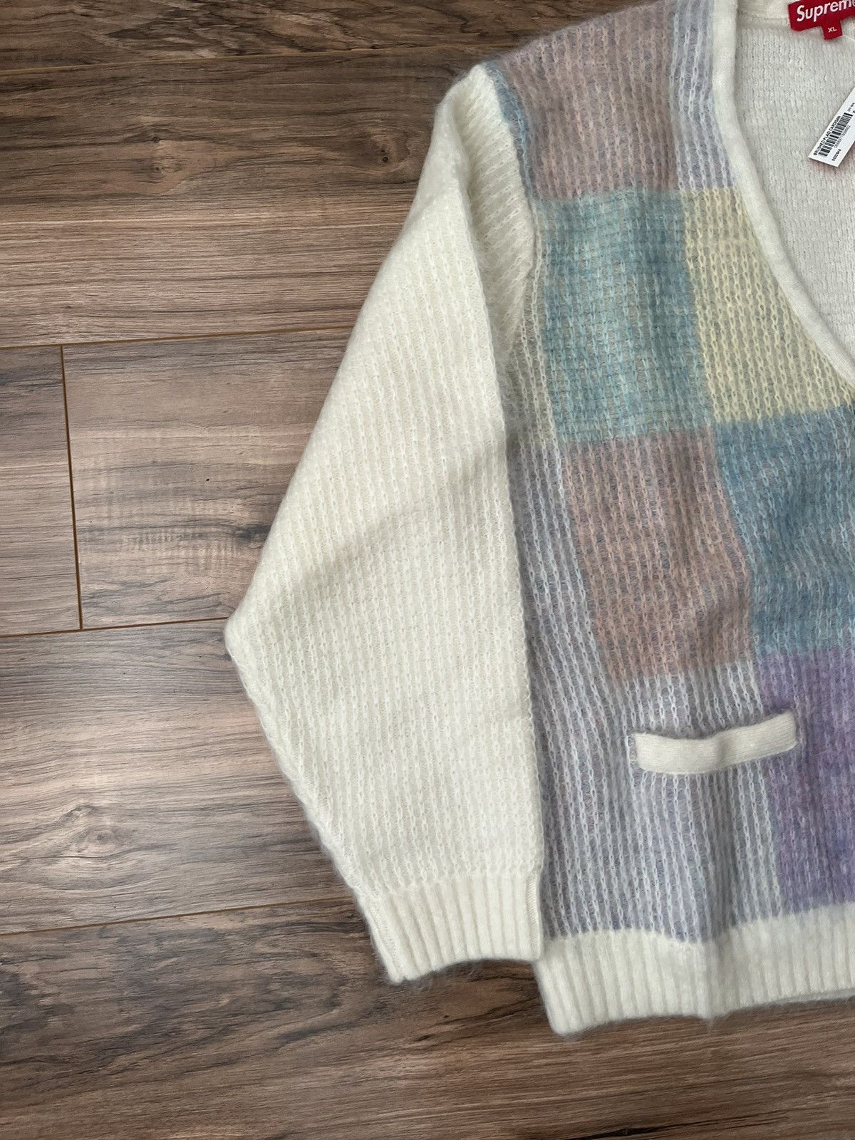 Supreme Brushed Grid Cardigan (SS22) - $198